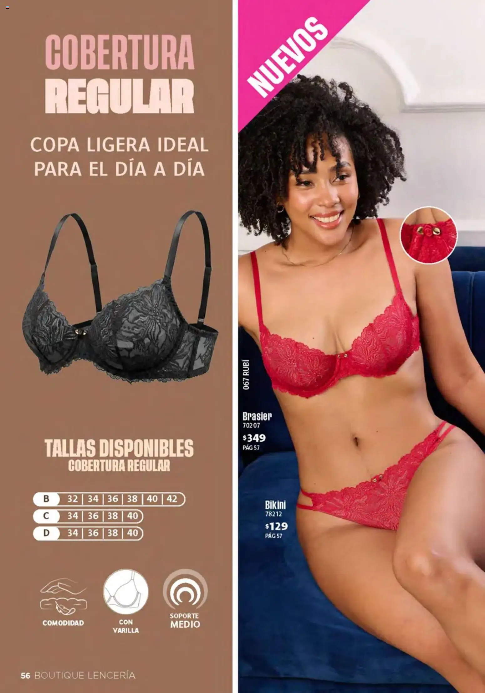 Nuevas ofertas de Ilusión válidas en toda la República Mexicana desde el 01/10/2026. ¡Encuentra las mejores ofertas en Ilusión catálogo Invierno! | Página: 58 | Productos: Lenceria, Bikini