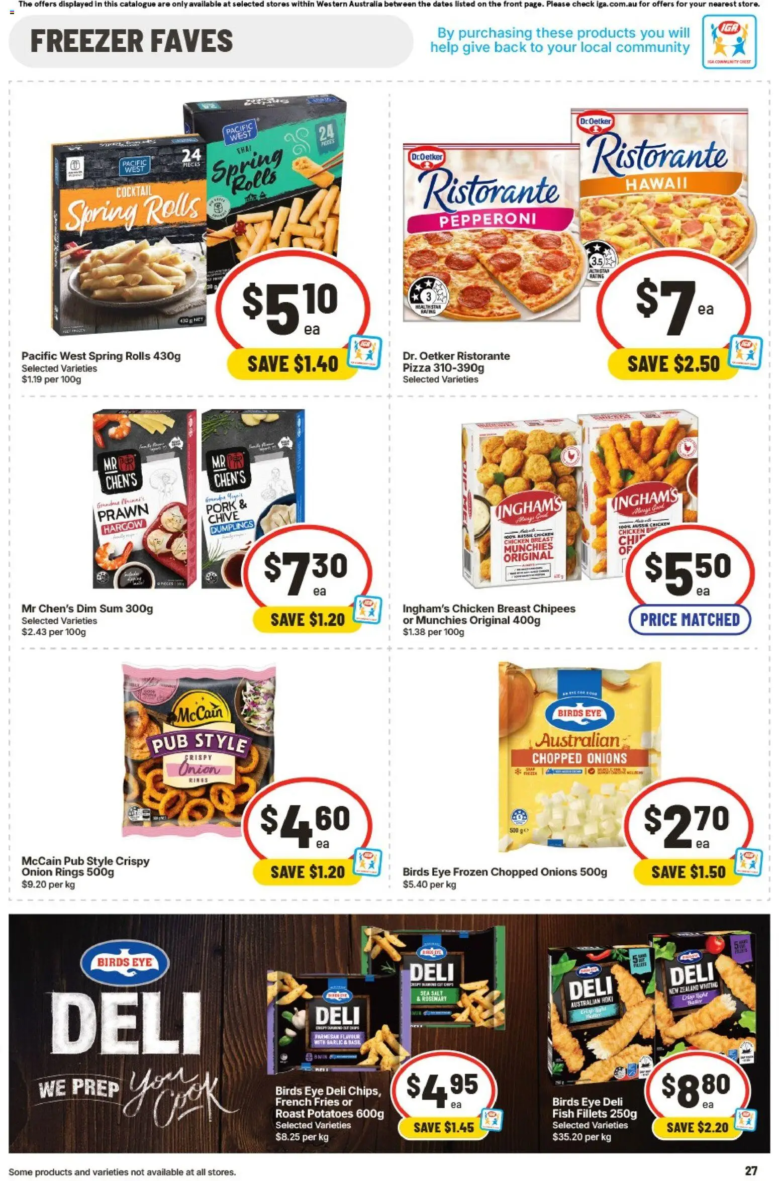 IGA catalogue - valid from 19/08/2026 | Page: 27 | Products: Cocktail, Potatoes, Salt, Roast