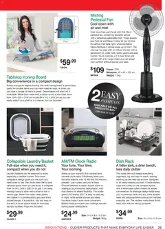 Preview of Innovations catalogue - valid from 23/09/2026 | Page: 39 | Products: Cutlery, Laundry basket, Water, Fan