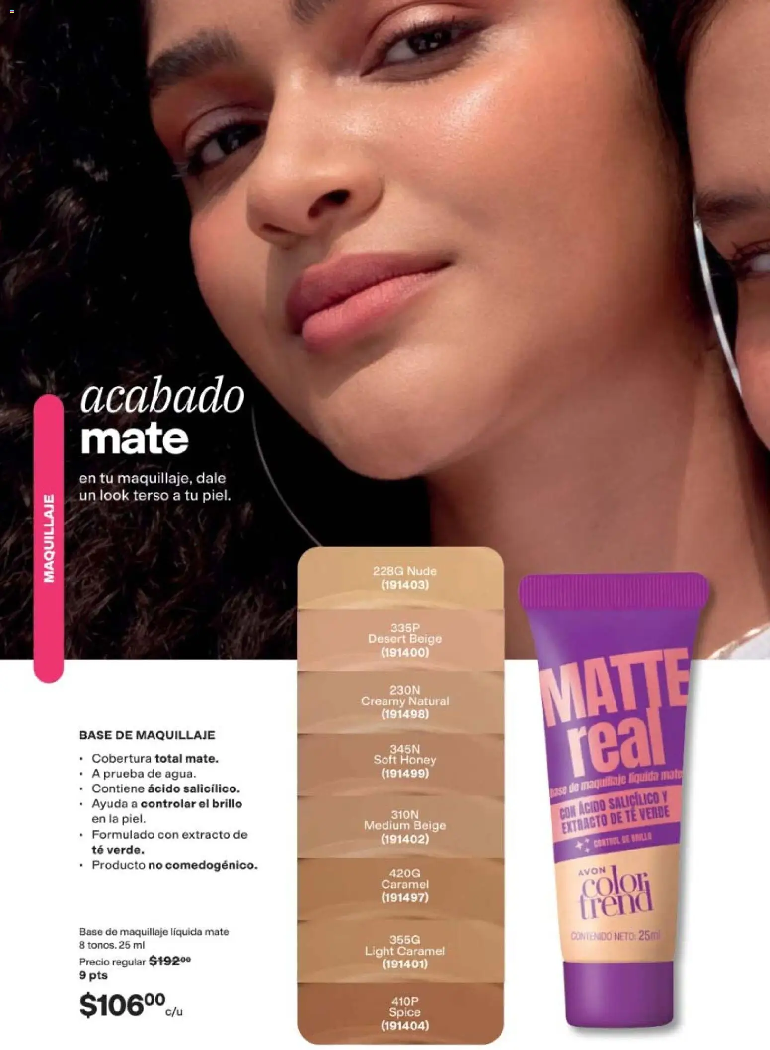 Nuevas ofertas de AVON válidas en toda la República Mexicana desde el 10/07/2026. ¡Encuentra las mejores ofertas en AVON campaña 11 2026! | Página: 47 | Productos: Agua, Brillo, Té, Té verde
