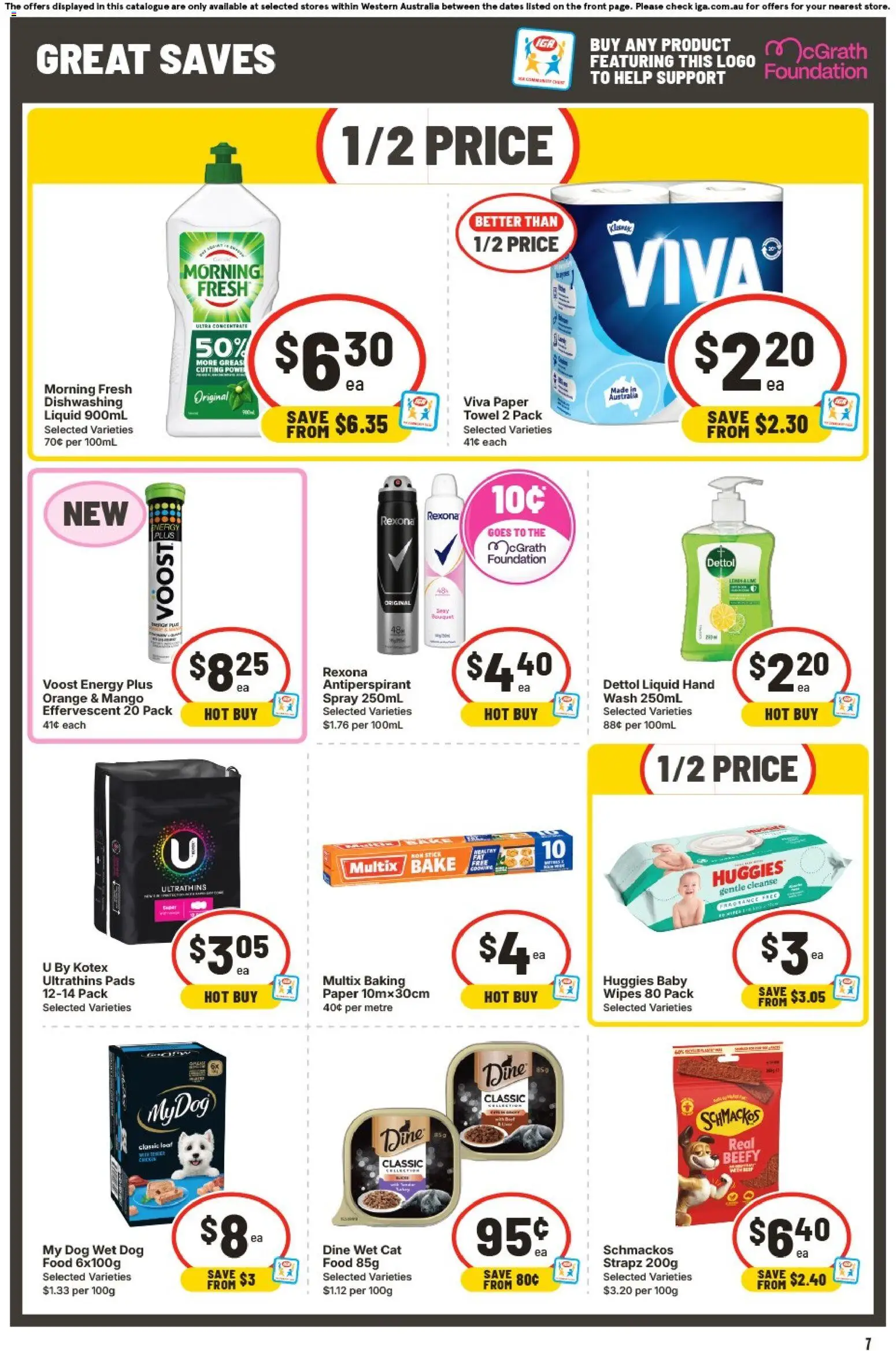 IGA catalogue - valid from 09/09/2026 | Page: 8 | Products: Food, Antiperspirant, Mango, Foundation