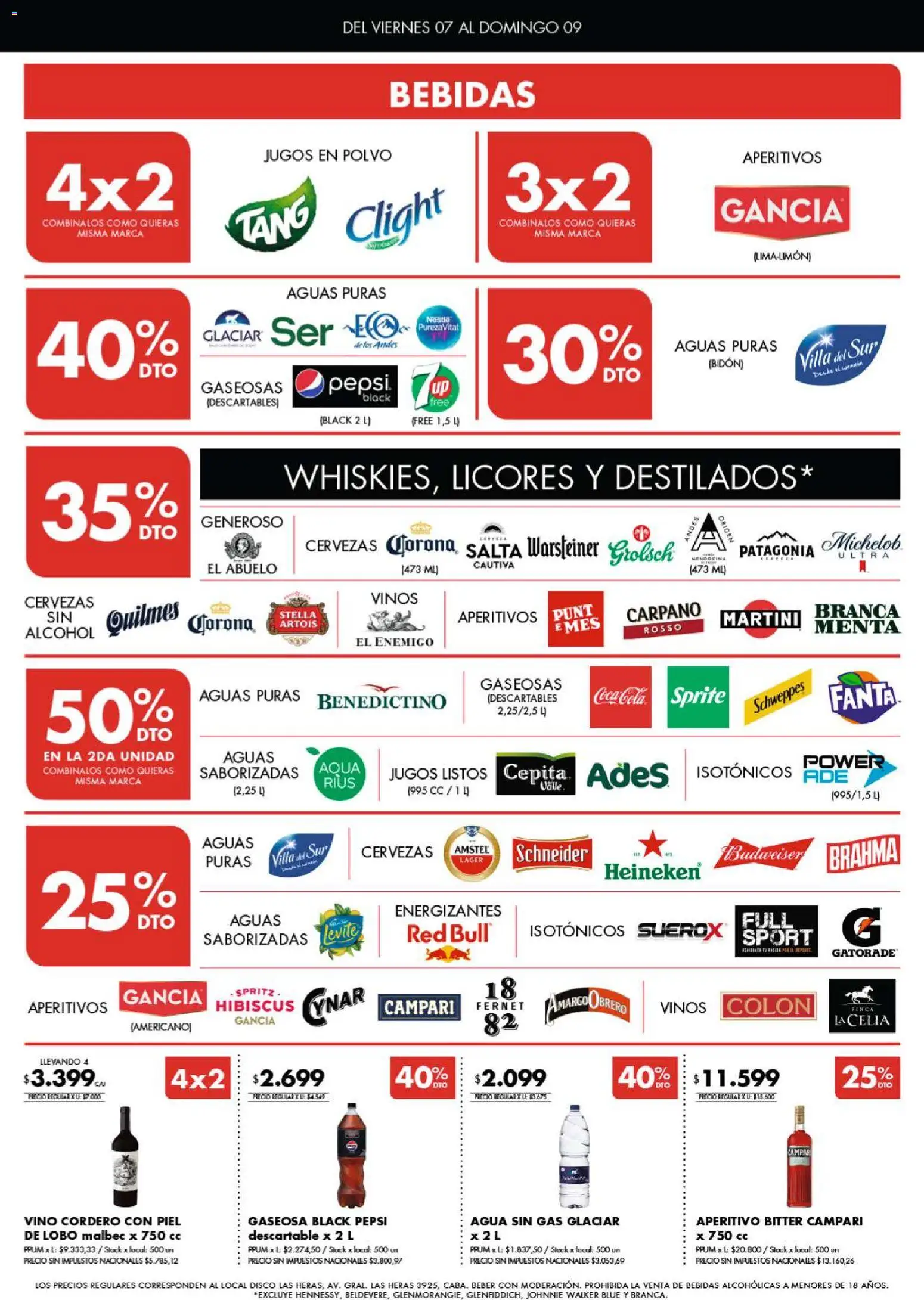 Disco - Ofertas  Bs. As. y Santa Fé │ válido desde el 07/08/2026 | Página: 5 | Productos: Sprite, Bidón, Fernet, Alcohol