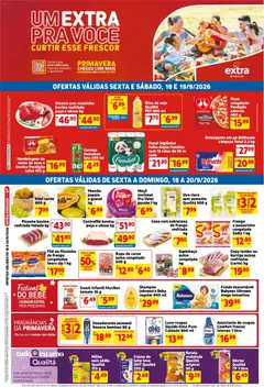 Extra ofertas Fim de semana Mercado - Pré-Visualização do folheto da loja Extra, válido de 18/09/2026
