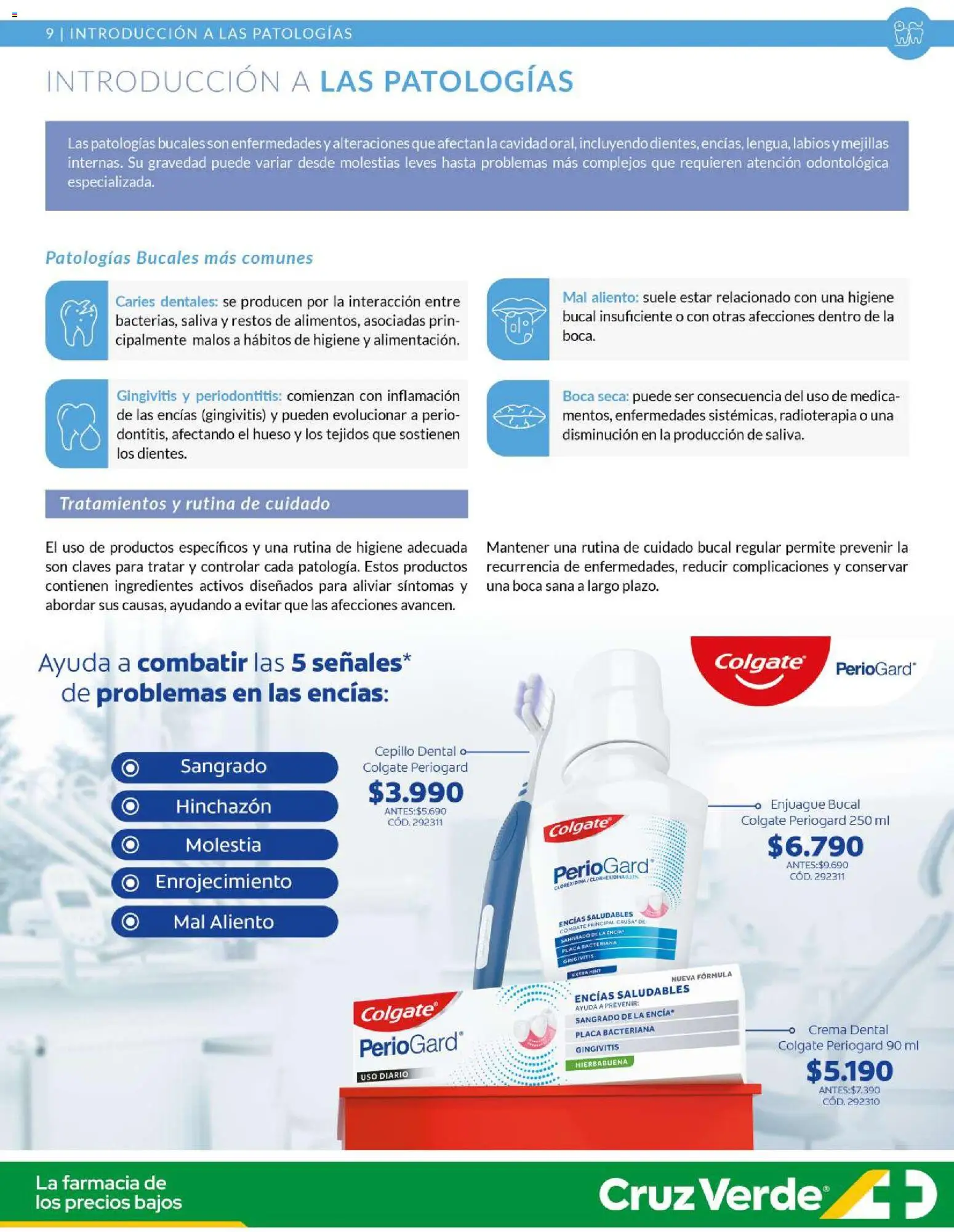 Cruz Verde - Bucal Pro │ válido desde el 01.03.2026 | Página: 9 | Productos: Cepillo, Enjuague bucal, Crema
