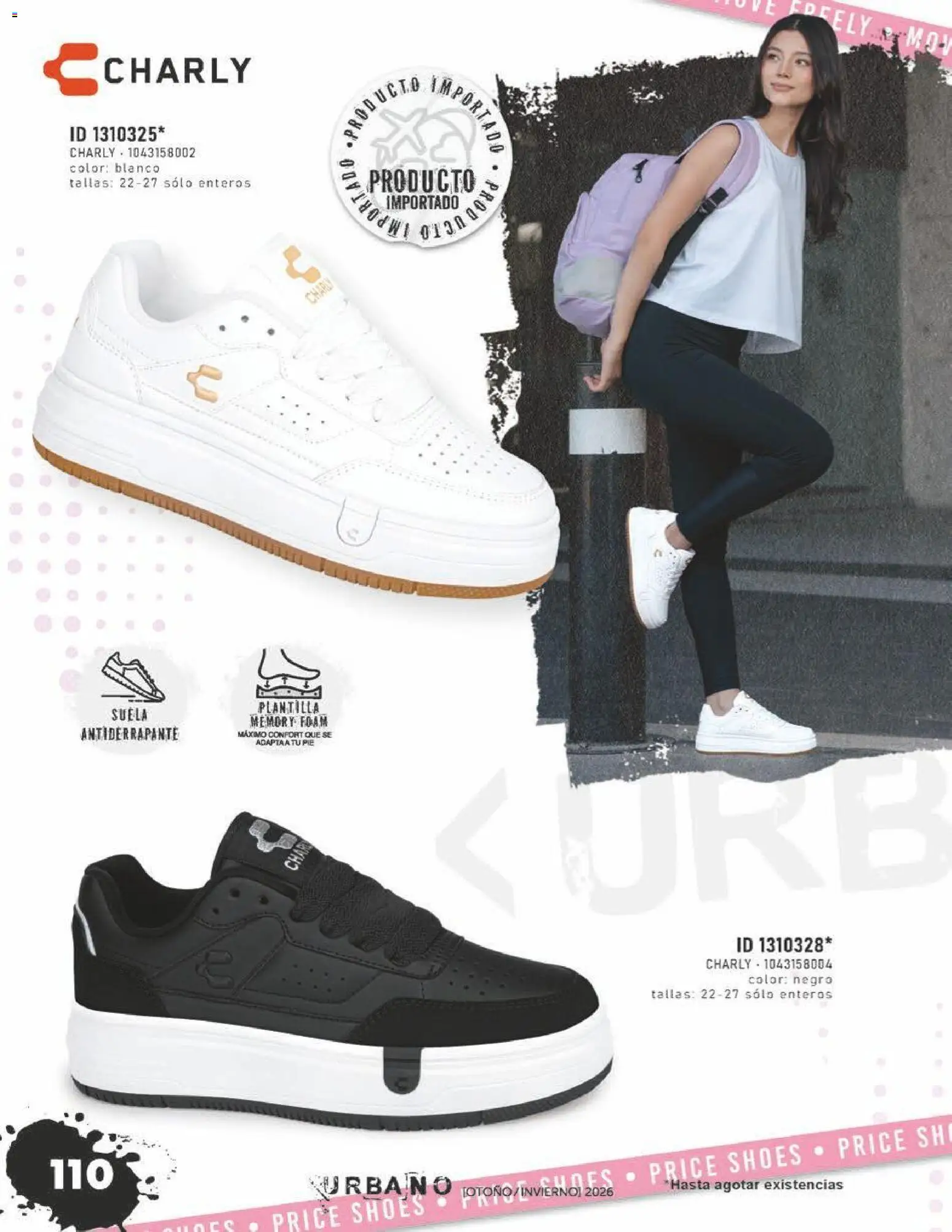 Nuevas ofertas de Price Shoes válidas en toda la República Mexicana desde el 31/07/2026. ¡Encuentra las mejores ofertas en Price Shoes catálogo Urbano! | Página: 110