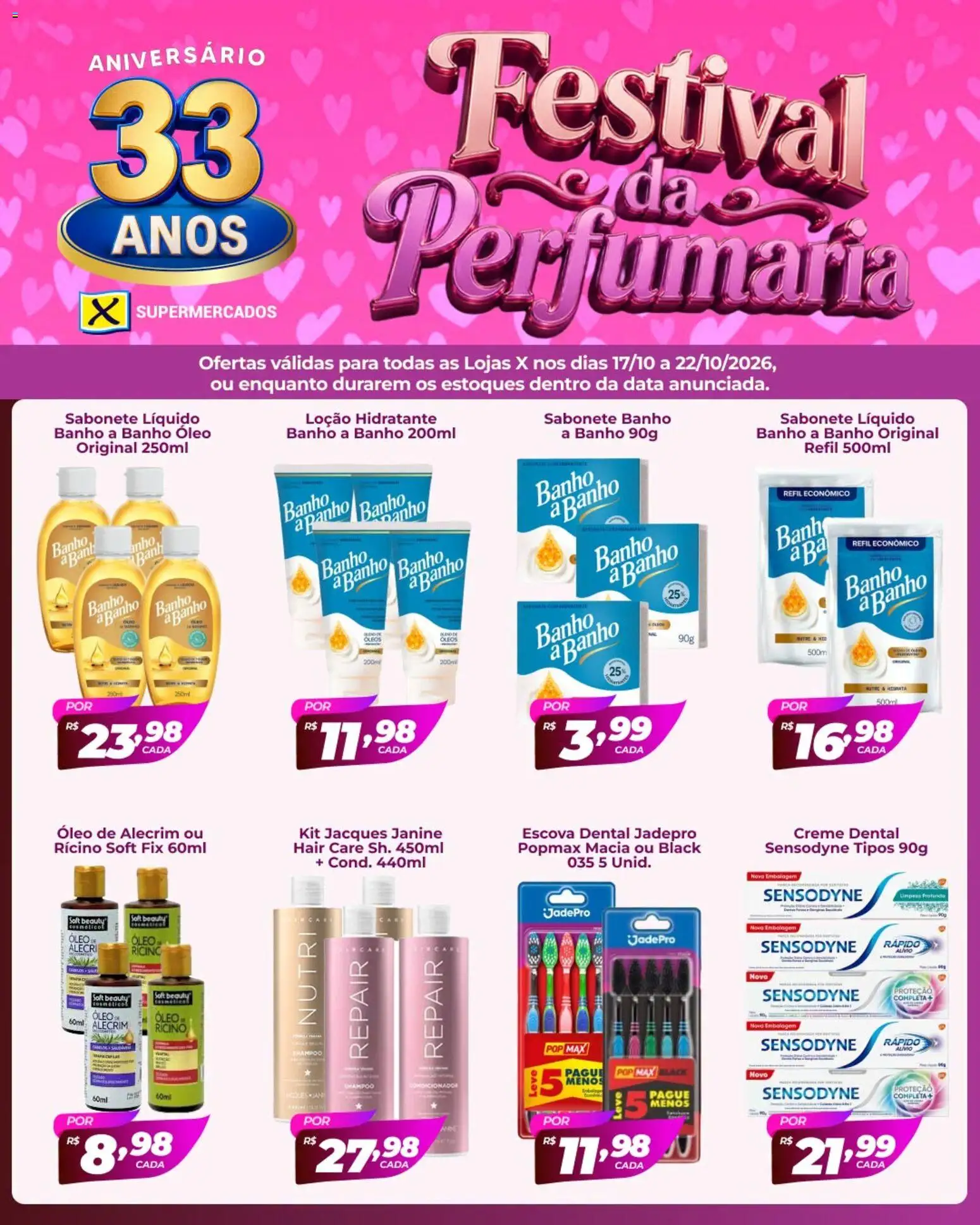 X Supermercados Folheto - válido de 17/10/2026 | Página: 1