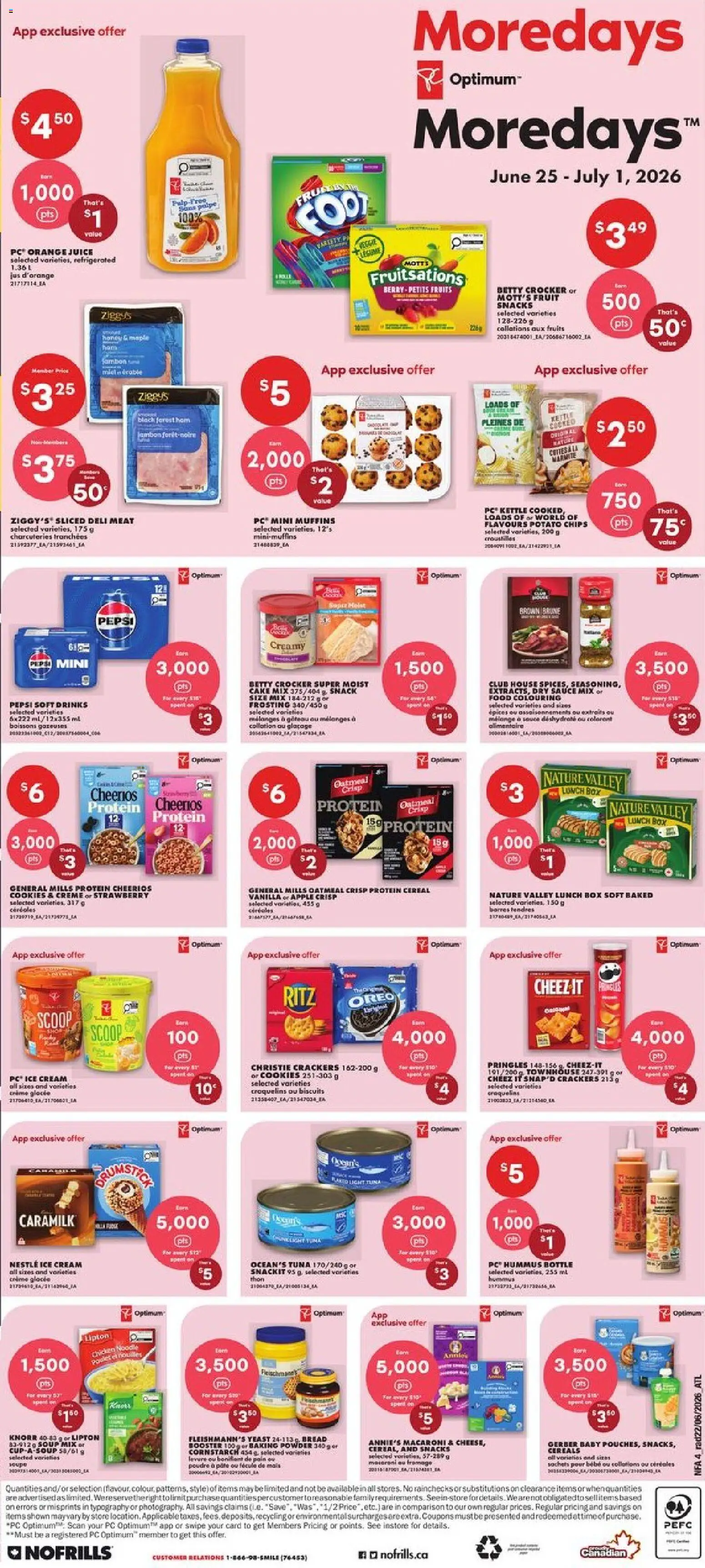 No Frills flyer valid from Jun 25, 2026 | Page: 4
