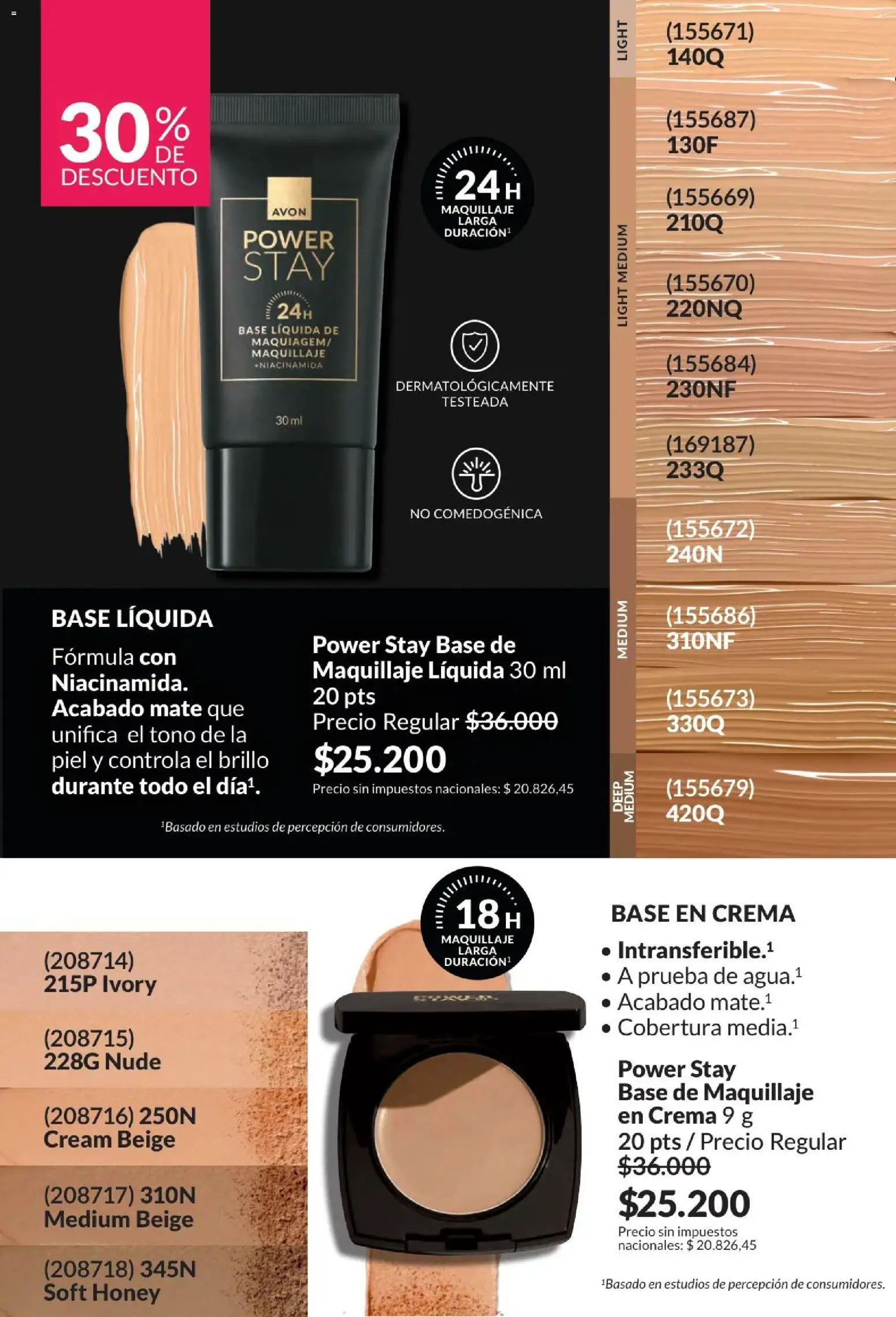 Avon -  Campaña 6/2026 │ válido desde el 01.06.2026 | Página: 24 | Productos: Mate, Base de maquillaje, Maquillaje, Crema