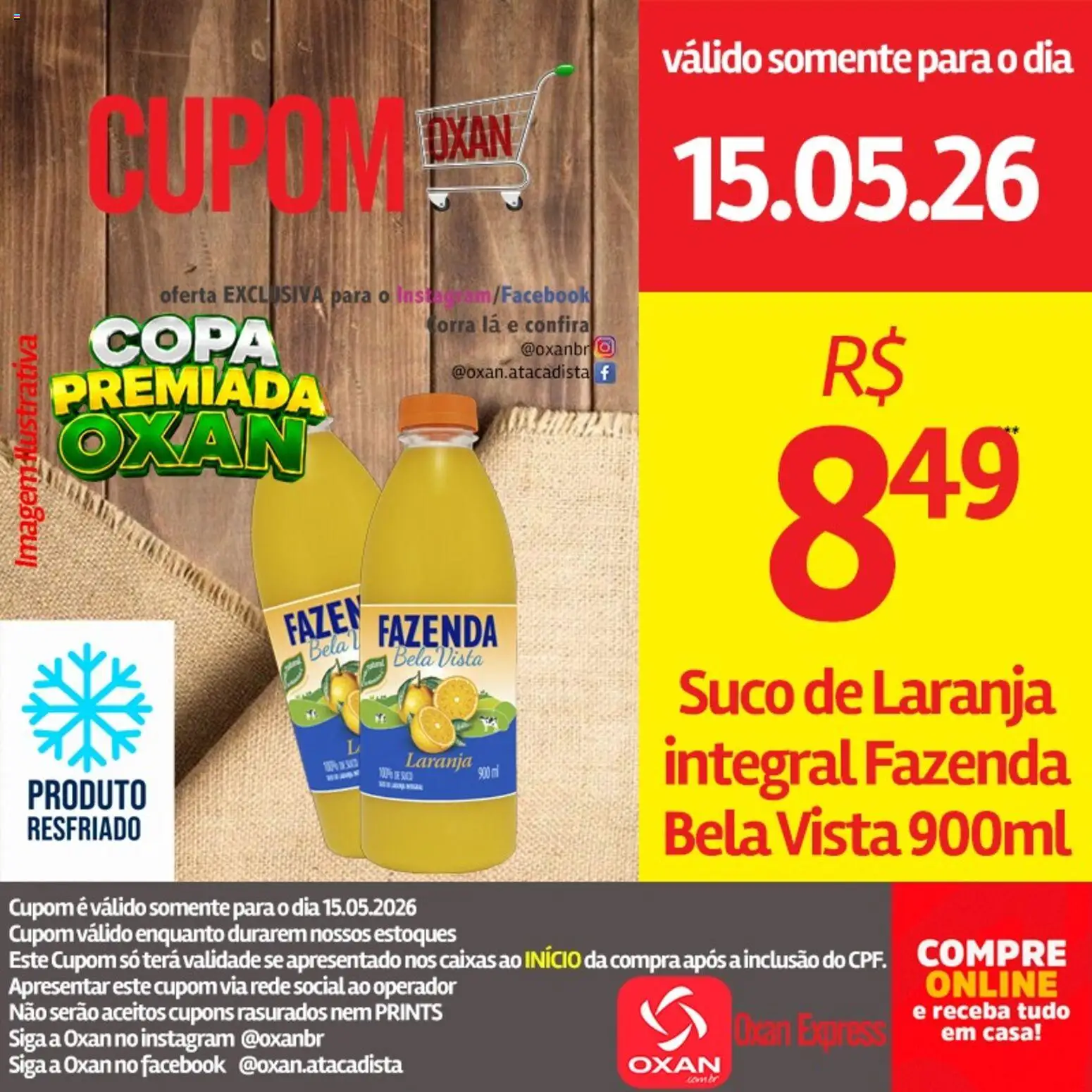 Oxan Atacadista Folheto - válido de 15.05.2026 | Página: 16 | Produtos: Suco, Copa