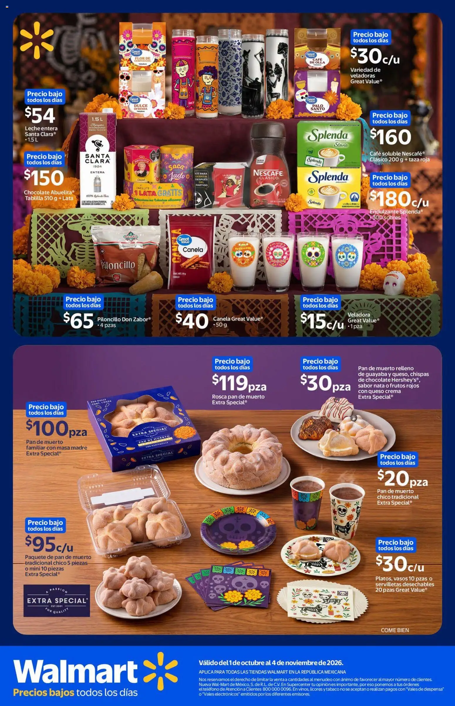 Nuevas ofertas de Walmart Express válidas en toda la República Mexicana desde el 01/10/2026. ¡Encuentra las mejores ofertas en Walmart Express folleto Halloween! | Página: 7
