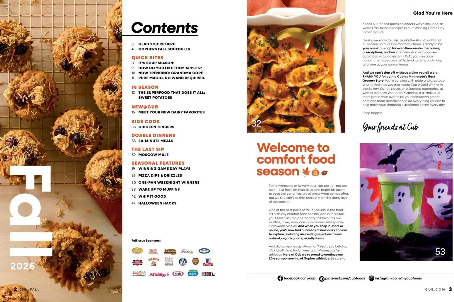 Cub Foods Fall Magazine - valid from 09/13/2026 | Page: 2 | Products: Chicken, Pizza, Seafood, Game