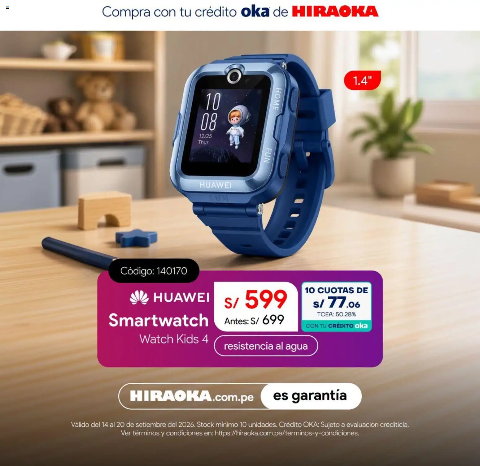 Catálogo Hiraoka válido desde 14/09/2026 | Página: 7 | Productos: Agua