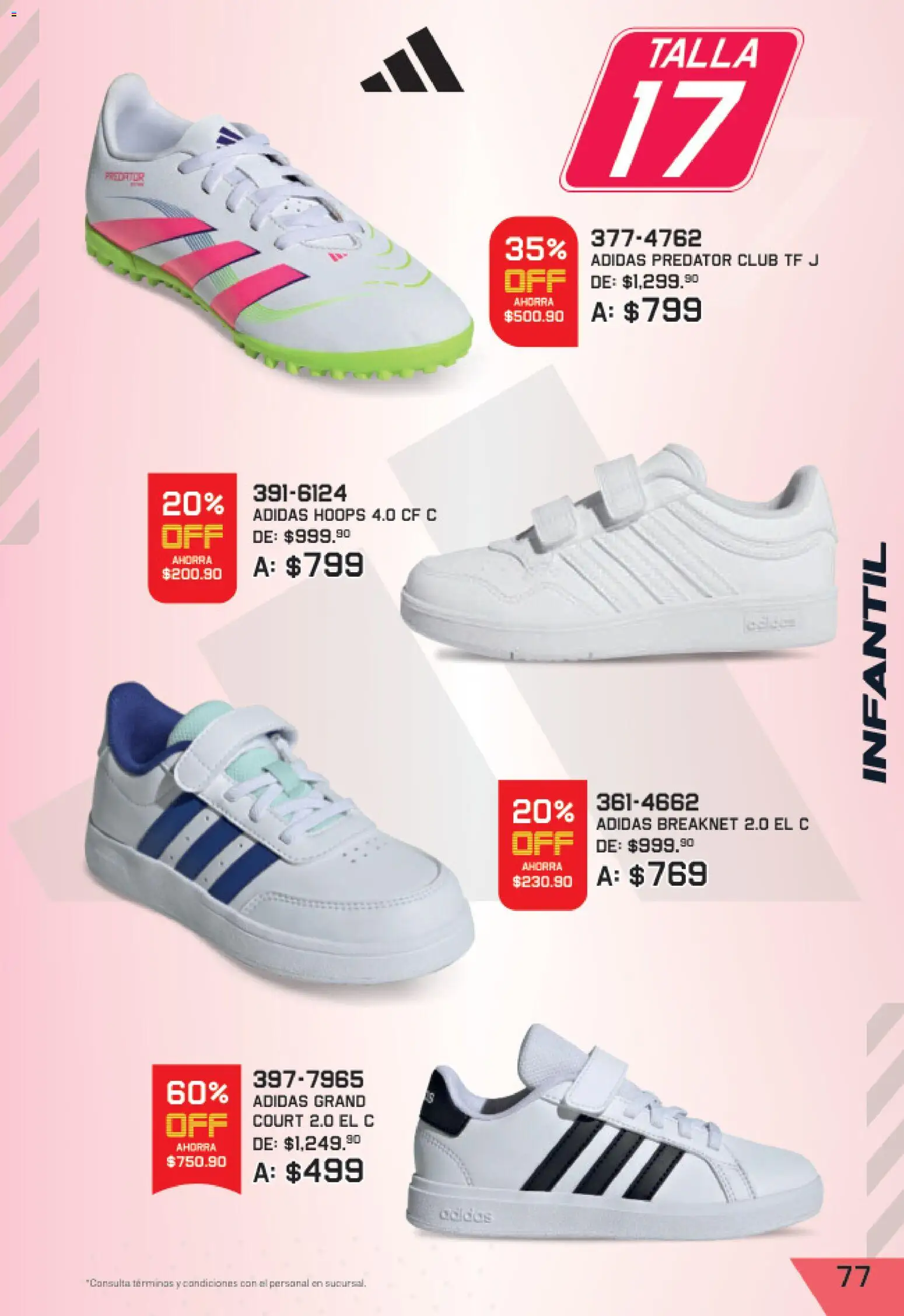 Nuevas ofertas de Andrea válidas en toda la República Mexicana desde el 27/09/2026. ¡Encuentra las mejores ofertas en Andrea catálogo Lo mejor de marcas! | Página: 77