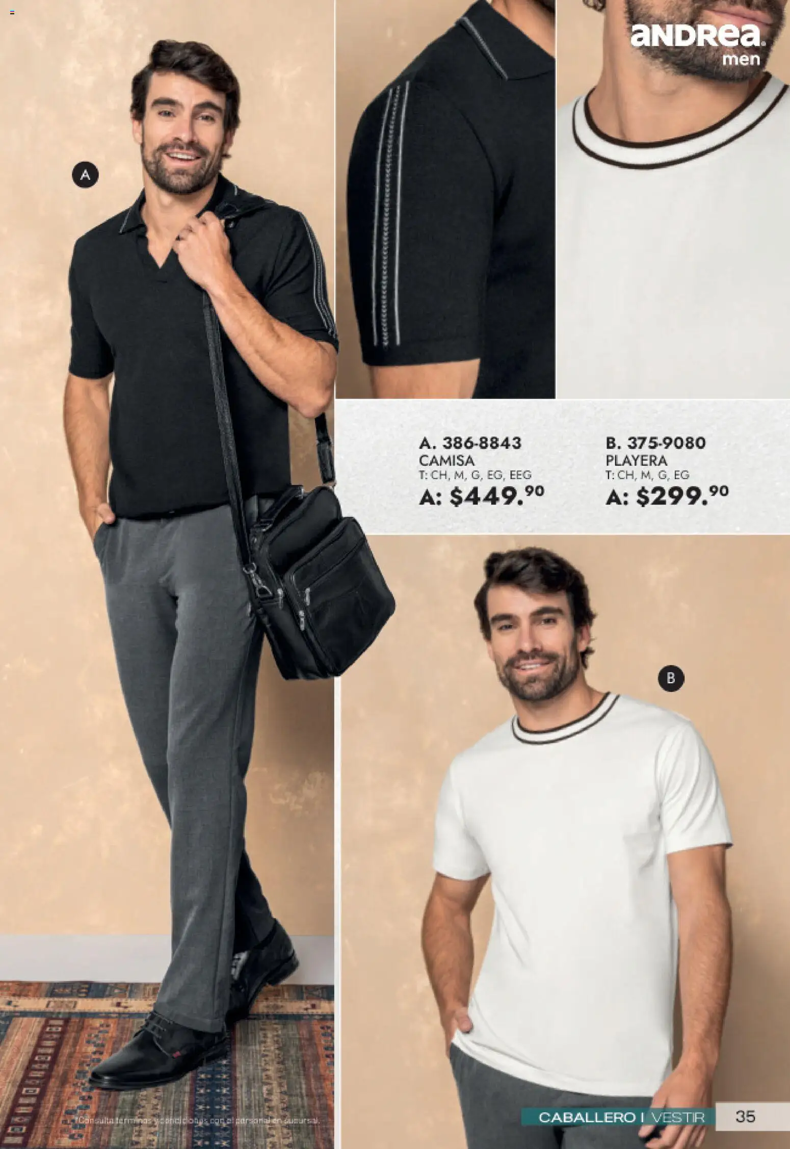 Nuevas ofertas de Andrea válidas en toda la República Mexicana desde el 24.05.2026. ¡Encuentra las mejores ofertas en Andrea catálogo Para papá! | Página: 35
