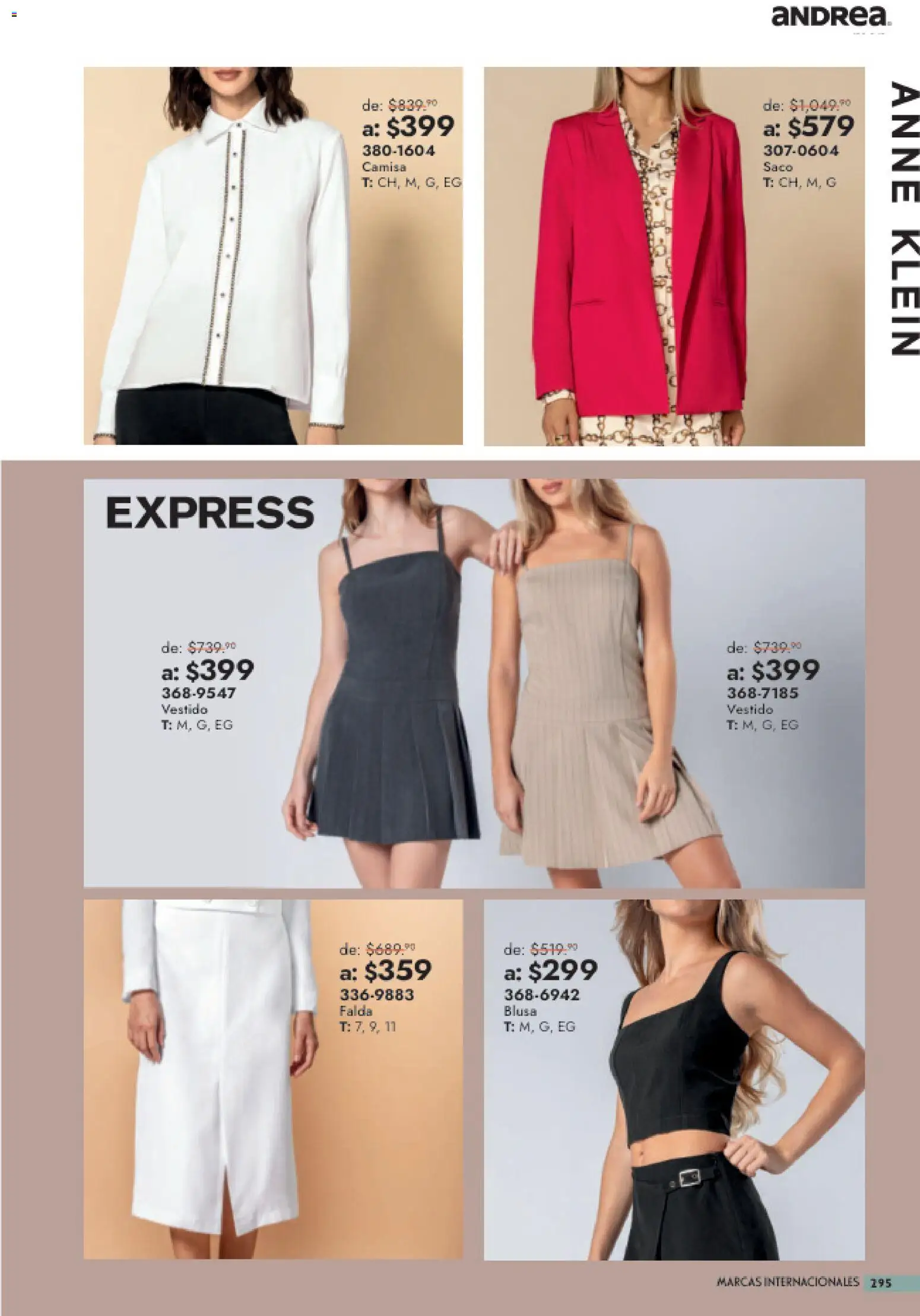 Nuevas ofertas de Andrea válidas en toda la República Mexicana desde el 26/07/2026. ¡Encuentra las mejores ofertas en Andrea catálogo Outlet! | Página: 295
