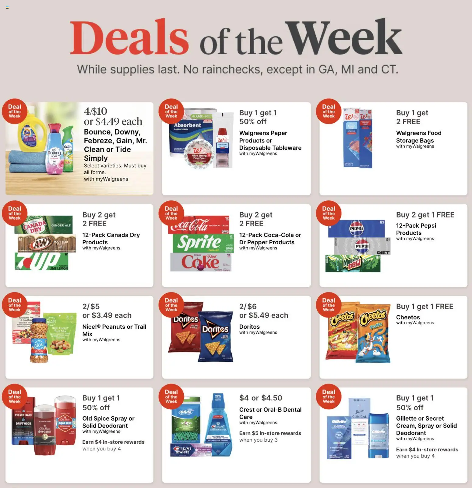 Walgreens Sunday, September 27 Price Drop