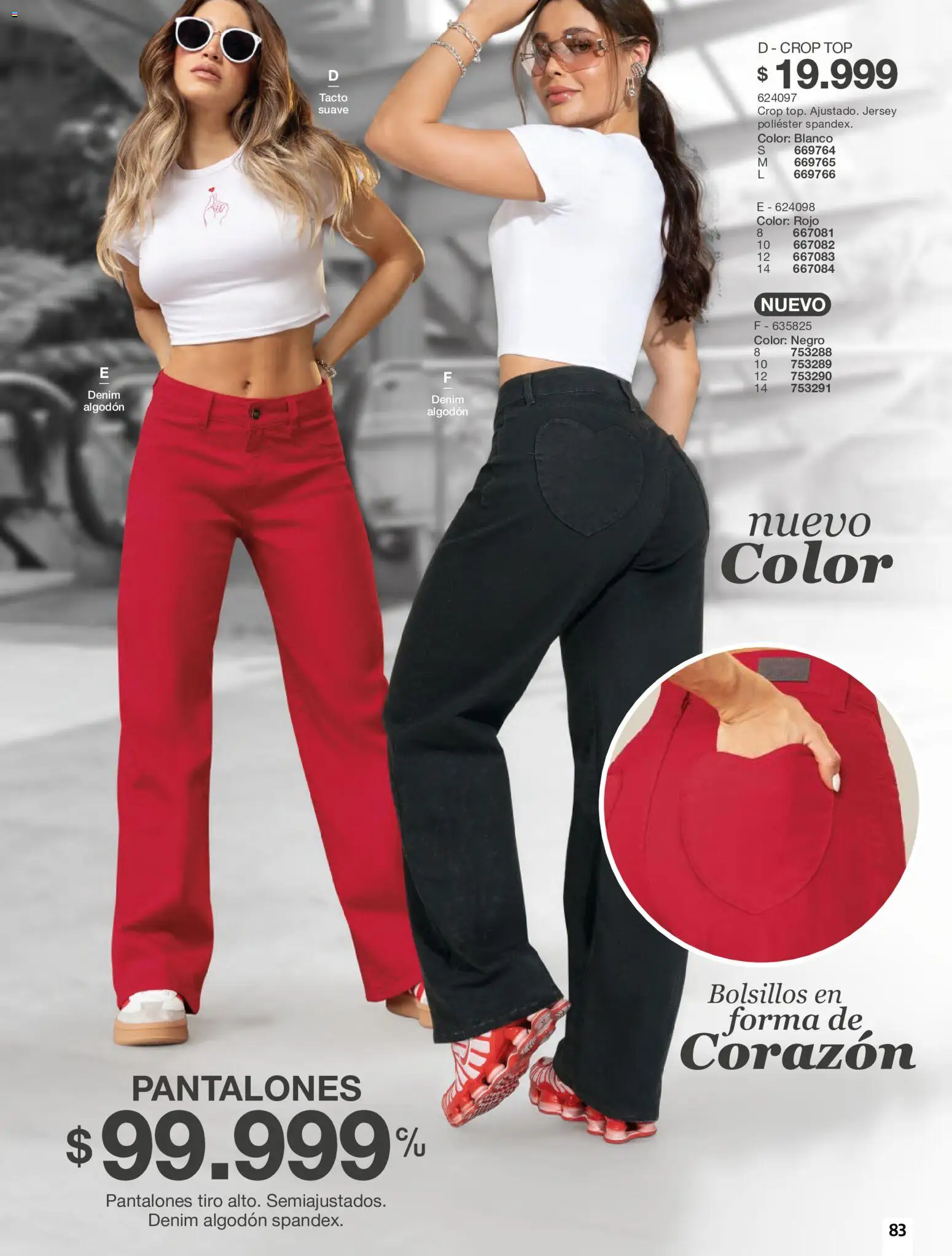 Carmel revista - valida desde el 01/10/2026 | Página: 83 | Productos: Algodón, Bolsillos, Top, Pantalones