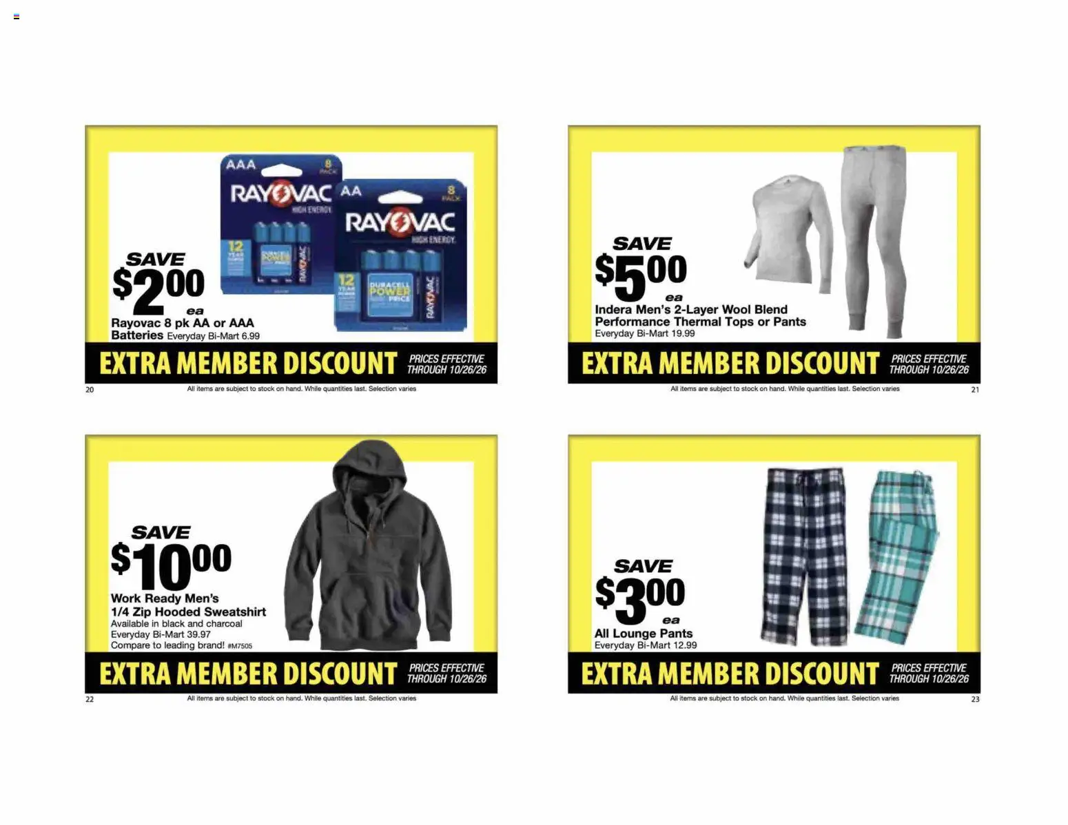 Bi-Mart Extra Member Discount Book - valid from 10/13/2026 | Page: 7