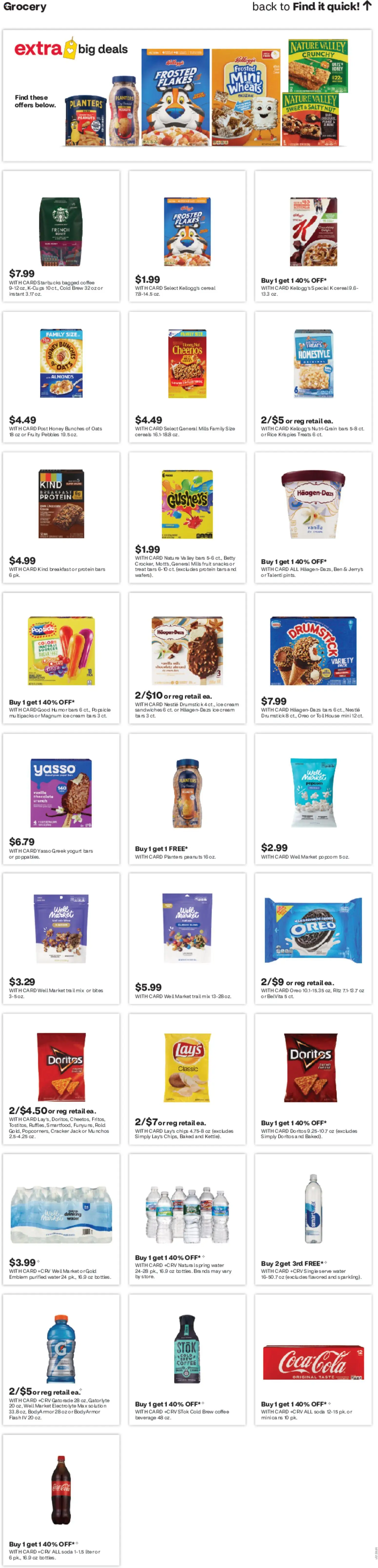 CVS Pharmacy Weekly Ad - WA - valid from 07.06.2026 | Page: 18 | Products: Cream, Ice cream, Water, Sugar