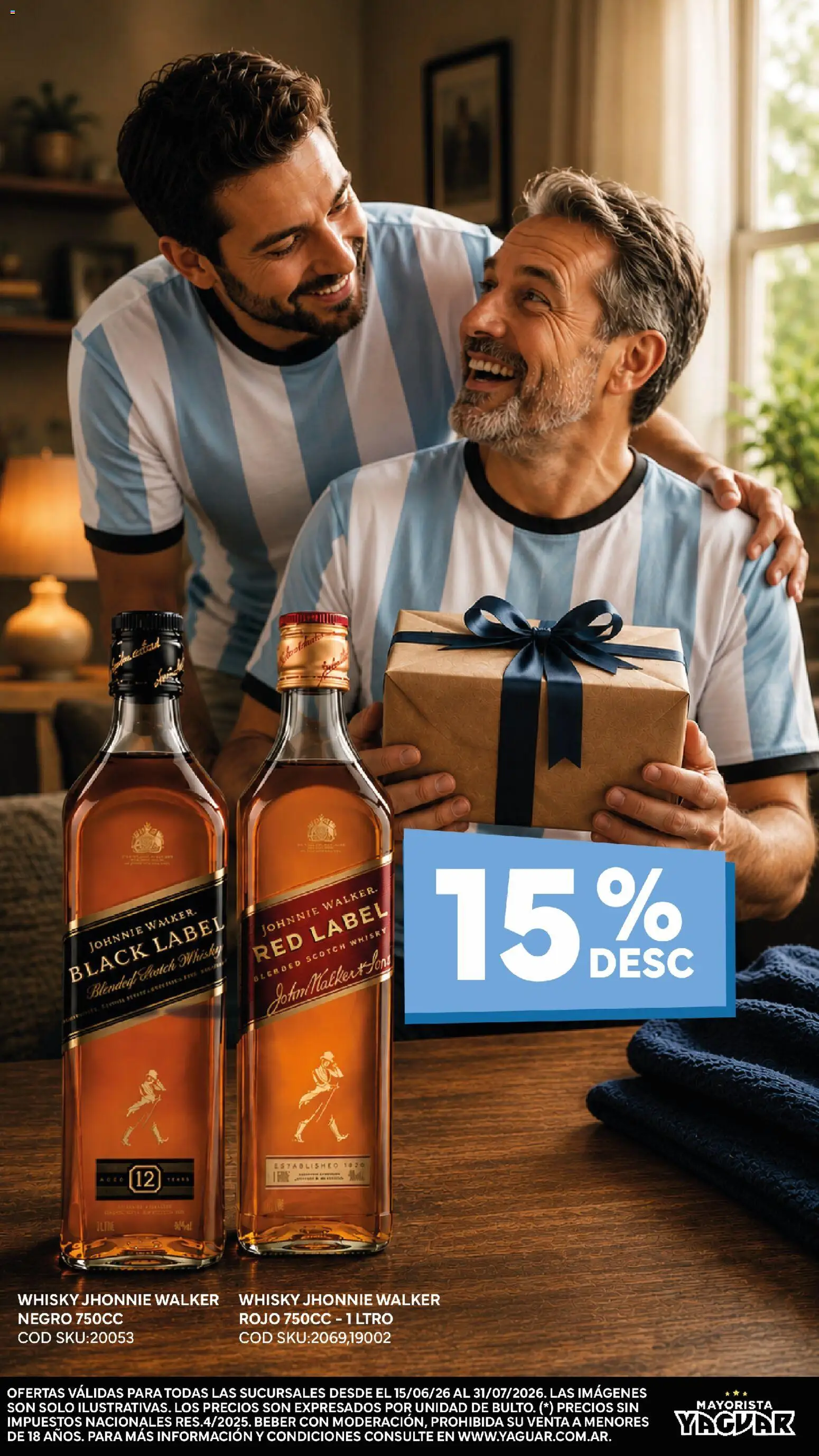 Yaguar - Especial Bebidas Mundialistas Parque Chacabuco │ válido desde el 03/07/2026 | Página: 9 | Productos: Whisky