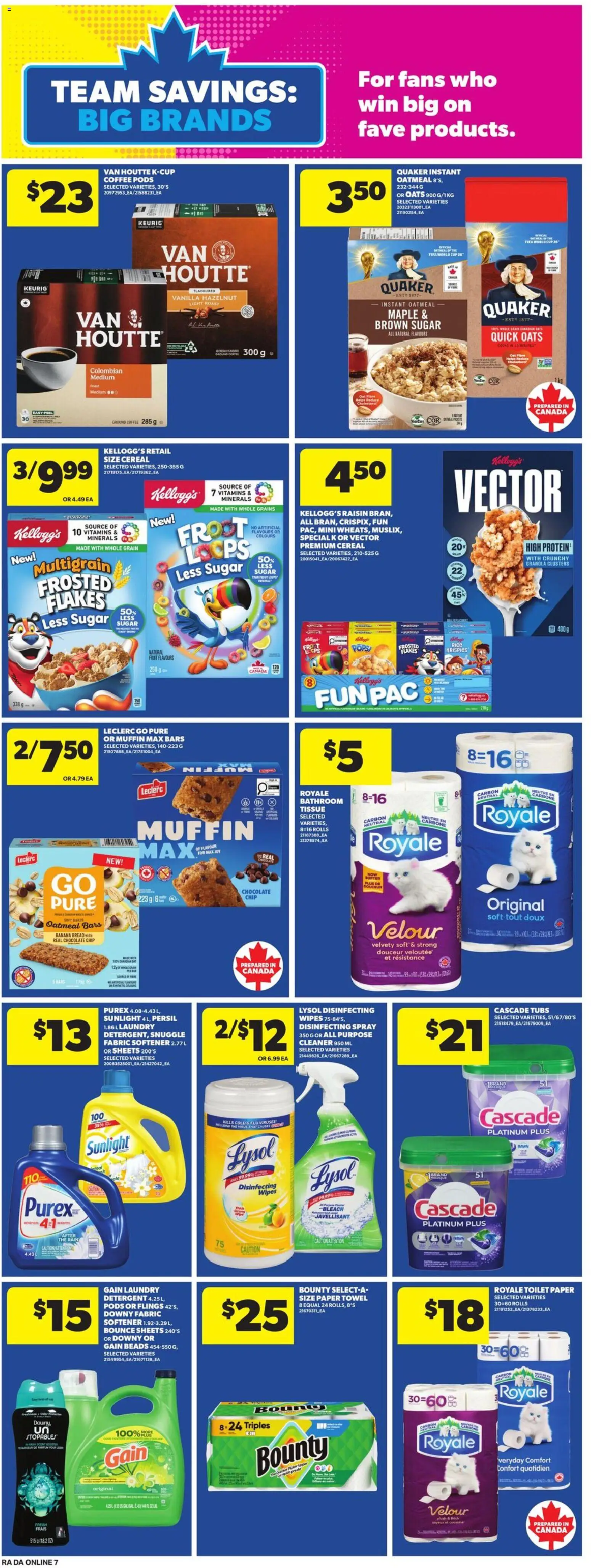 Atlantic Superstore flyer valid from Jul 2, 2026 | Page: 13 | Products: Rice, Flakes, Coffee, Chocolate