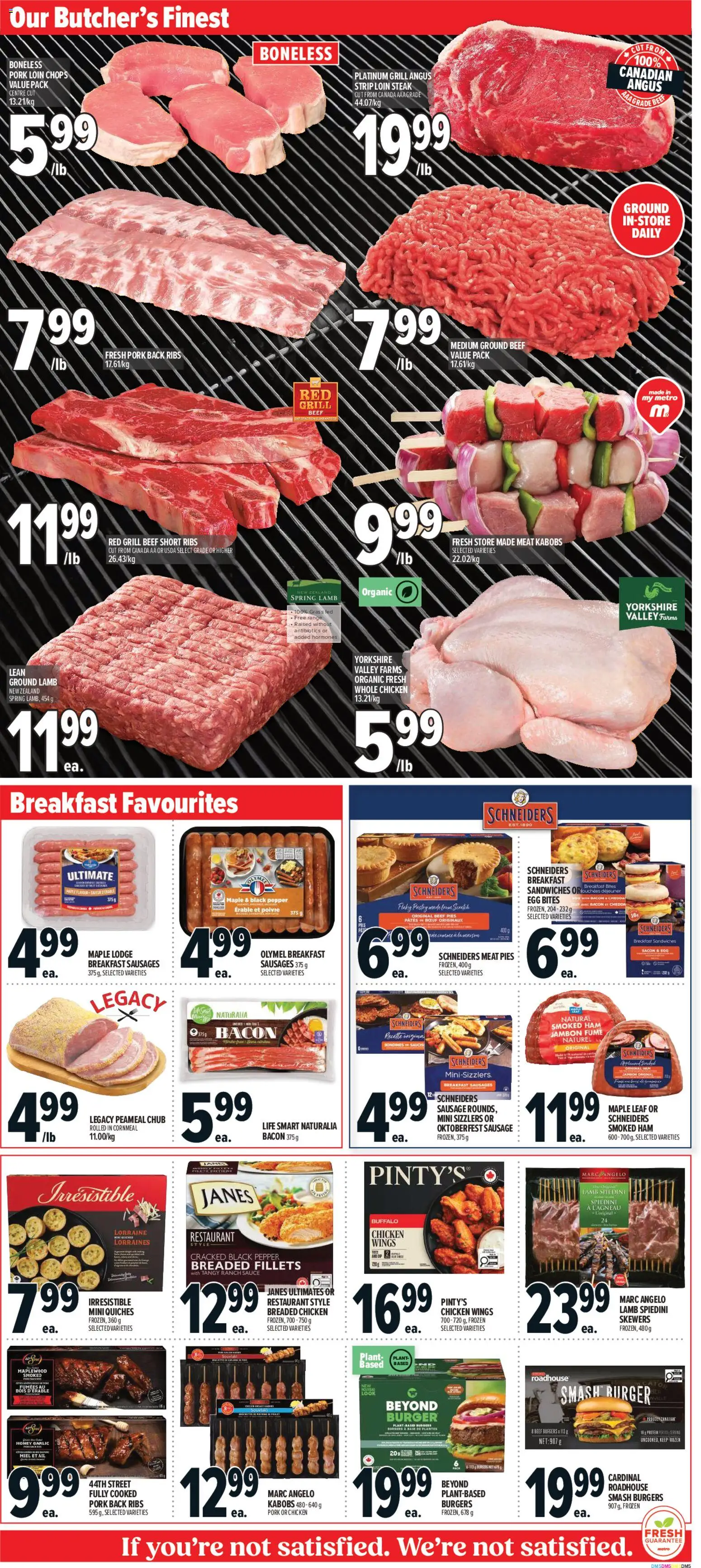 Metro flyer valid from Jul 9, 2026 | Page: 6 | Products: Chicken wings, Grill, Ham, Pork