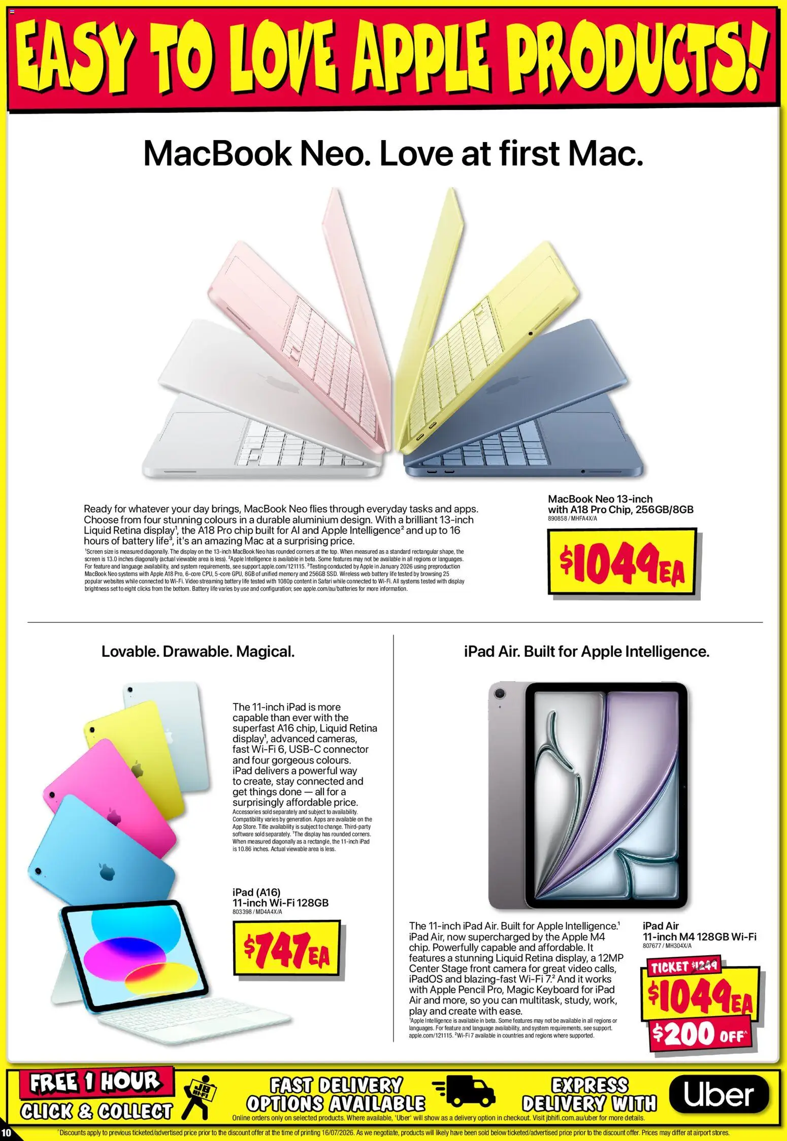 JB Hi-Fi catalogue - valid from 30/07/2026 | Page: 10 | Products: Battery, Accessories, Pencil, Screen