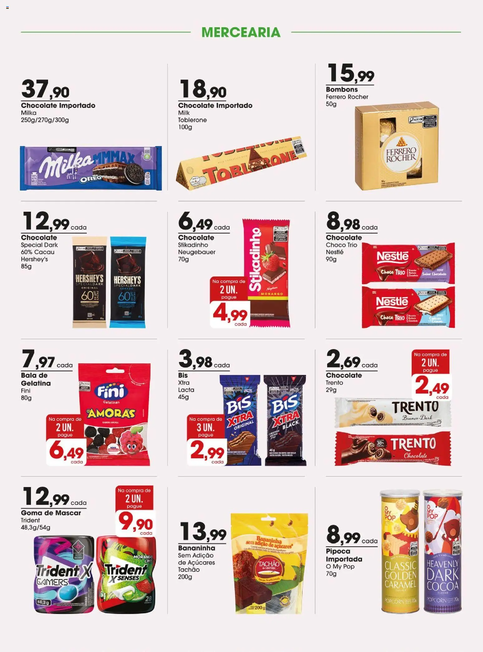 Zaffari Folheto - válido de 25/08/2026 | Página: 7 | Produtos: Neugebauer, Ferrero Rocher, Pipoca, Gelatina