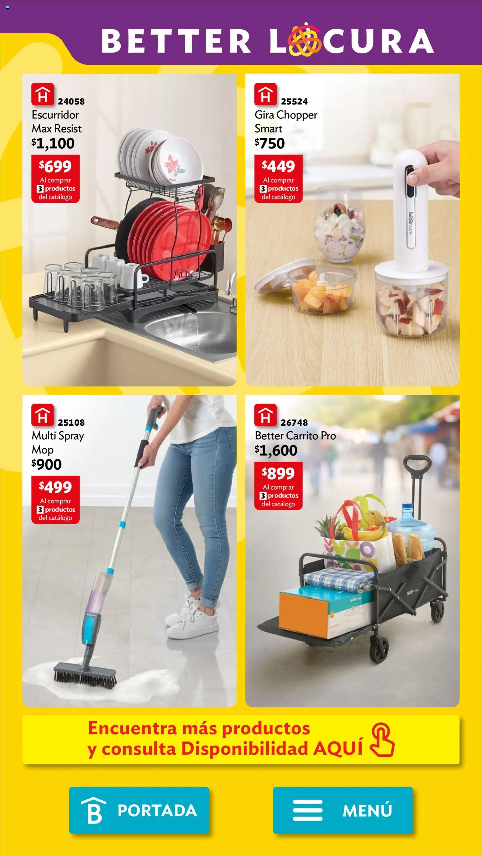 Nuevas ofertas de Betterware válidas en toda la República Mexicana desde el 02/11/2026. ¡Encuentra las mejores ofertas en Betterware campaña 11 2026! | Página: 114