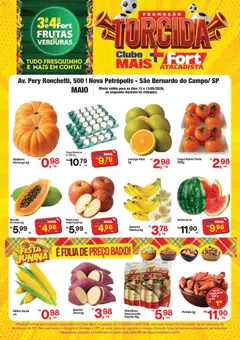 Fort Atacadista ofertas Frutas, Verduras - Pré-Visualização do folheto da loja Fort Atacadista, válido de 12.05.2026