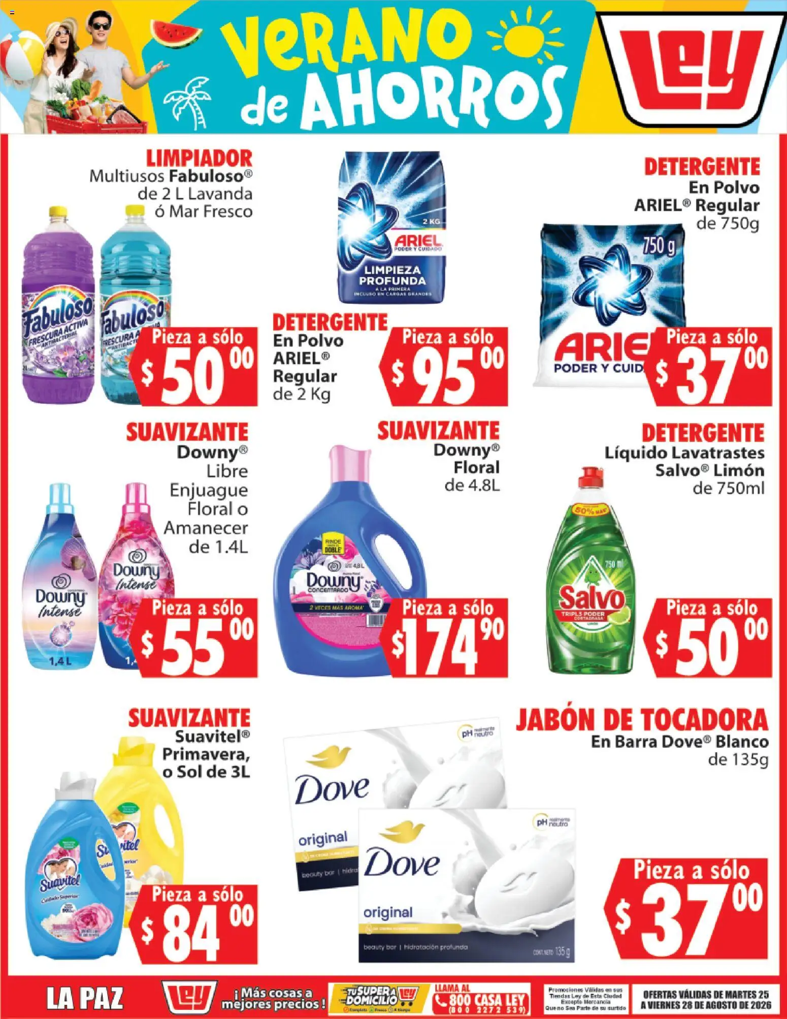 Nuevas ofertas de Casa Ley válidas en toda la República Mexicana desde el 25/08/2026. ¡Encuentra las mejores ofertas en Casa Ley folleto Verano de ahorros! | Página: 7