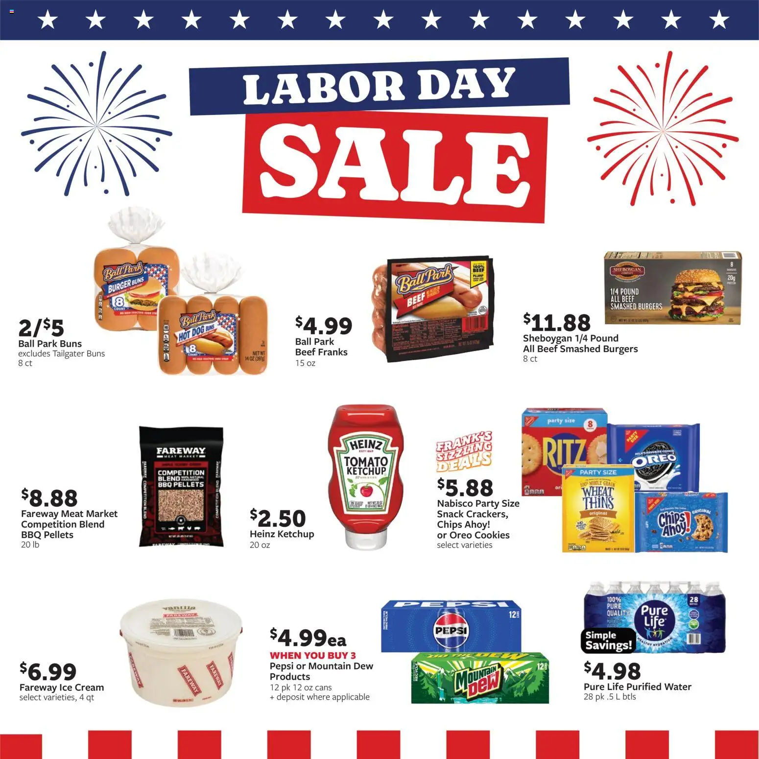 Fareway Weekly Ad - valid from 08/31/2026 | Page: 2 | Products: Meat, Beef, Ketchup, Ice cream