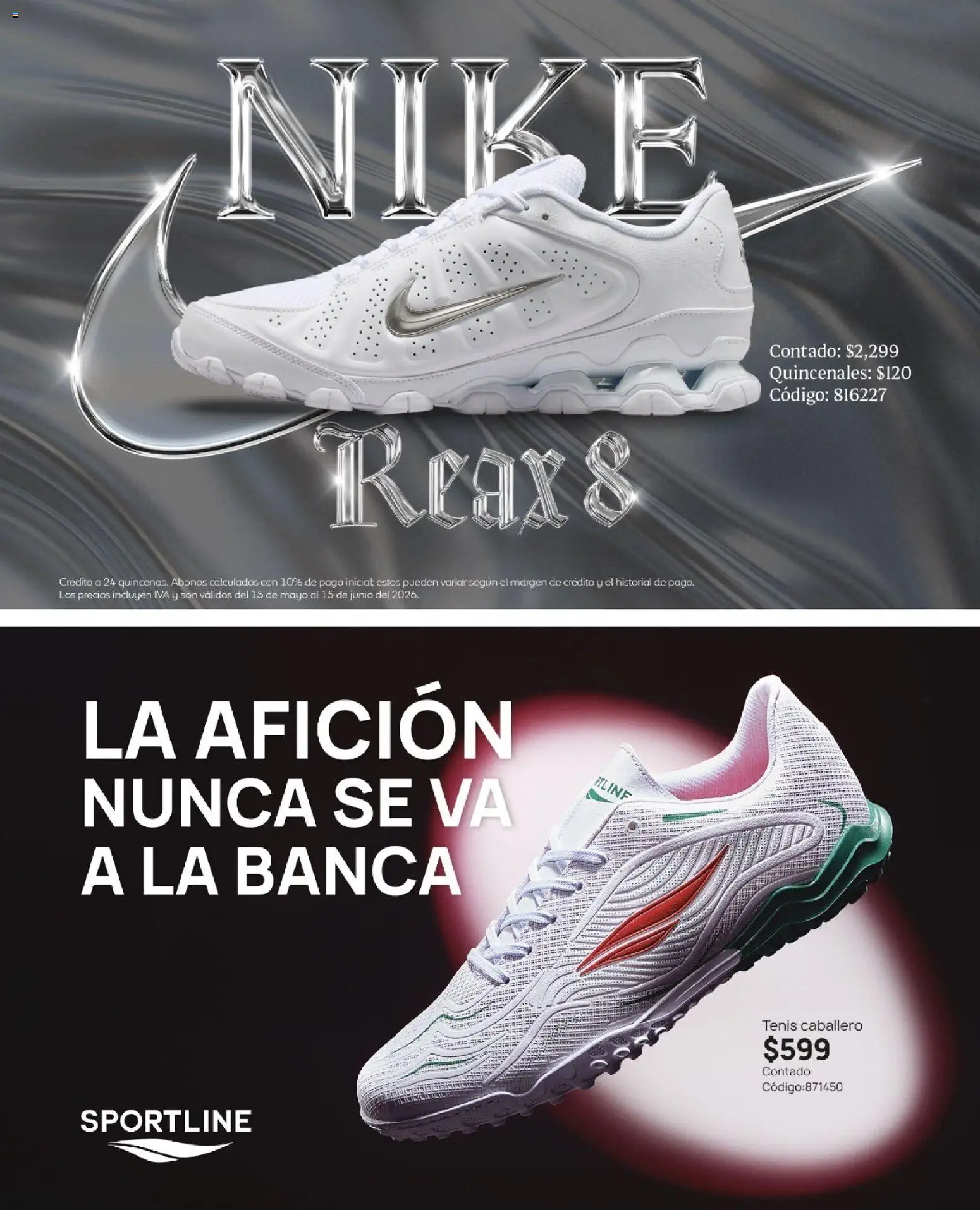 Nuevas ofertas de Coppel válidas en toda la República Mexicana desde el 01.05.2026. ¡Encuentra las mejores ofertas en Coppel catálogo Ganamos! | Página: 7 | Productos: Tenis