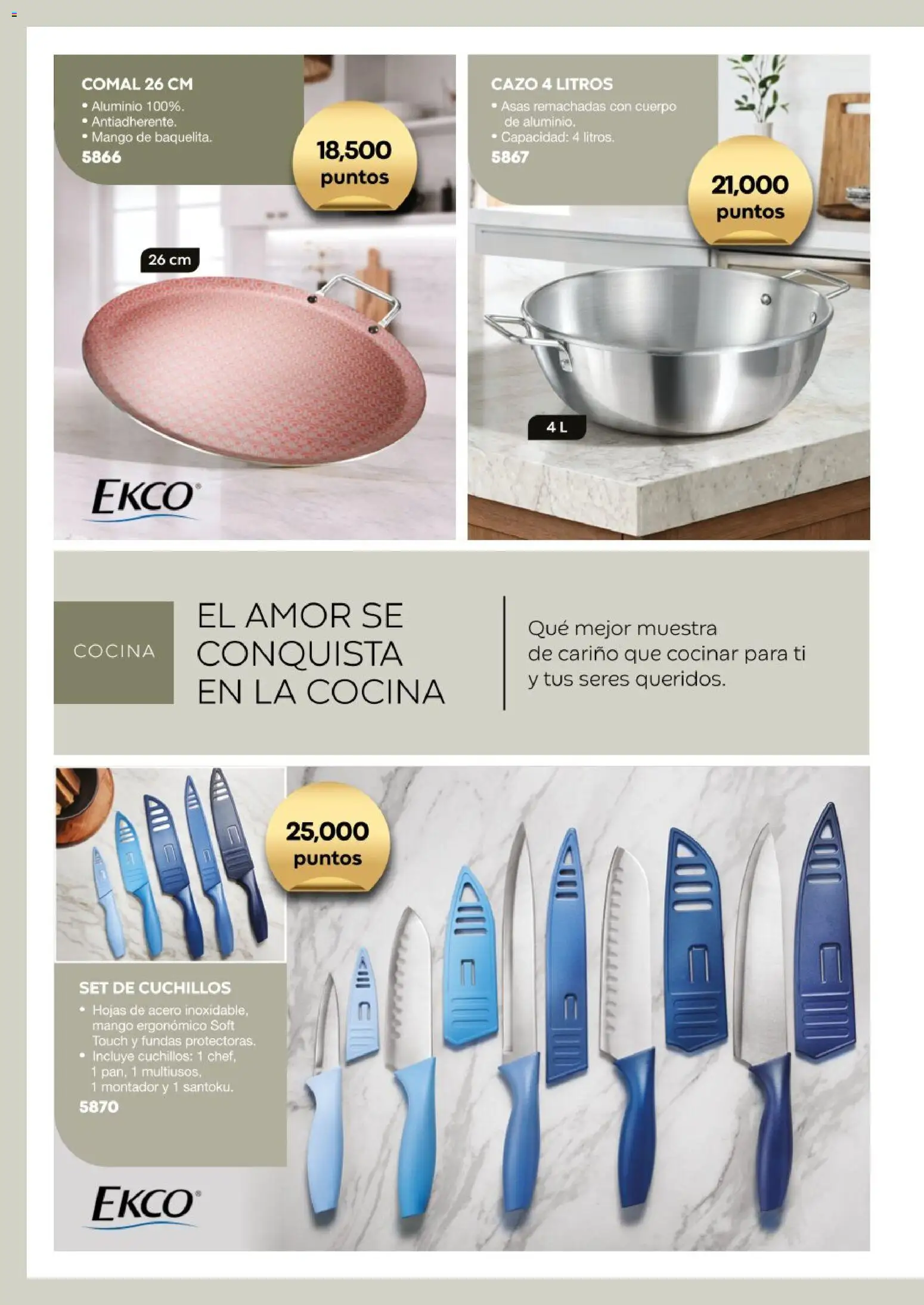 Nuevas ofertas de Fuller válidas en toda la República Mexicana desde el 15/06/2026. ¡Encuentra las mejores ofertas en Fuller catálogo Puntos! | Página: 8 | Productos: Mango, Cuchillos, Cocina