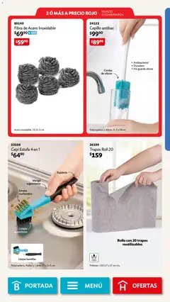 Vista previa de Betterware campaña 8 2026, nuevo folleto de la tienda, válido en México a partir del 03/08/2026 | Página: 103 | Productos: Espátula, Cepillo, Mango