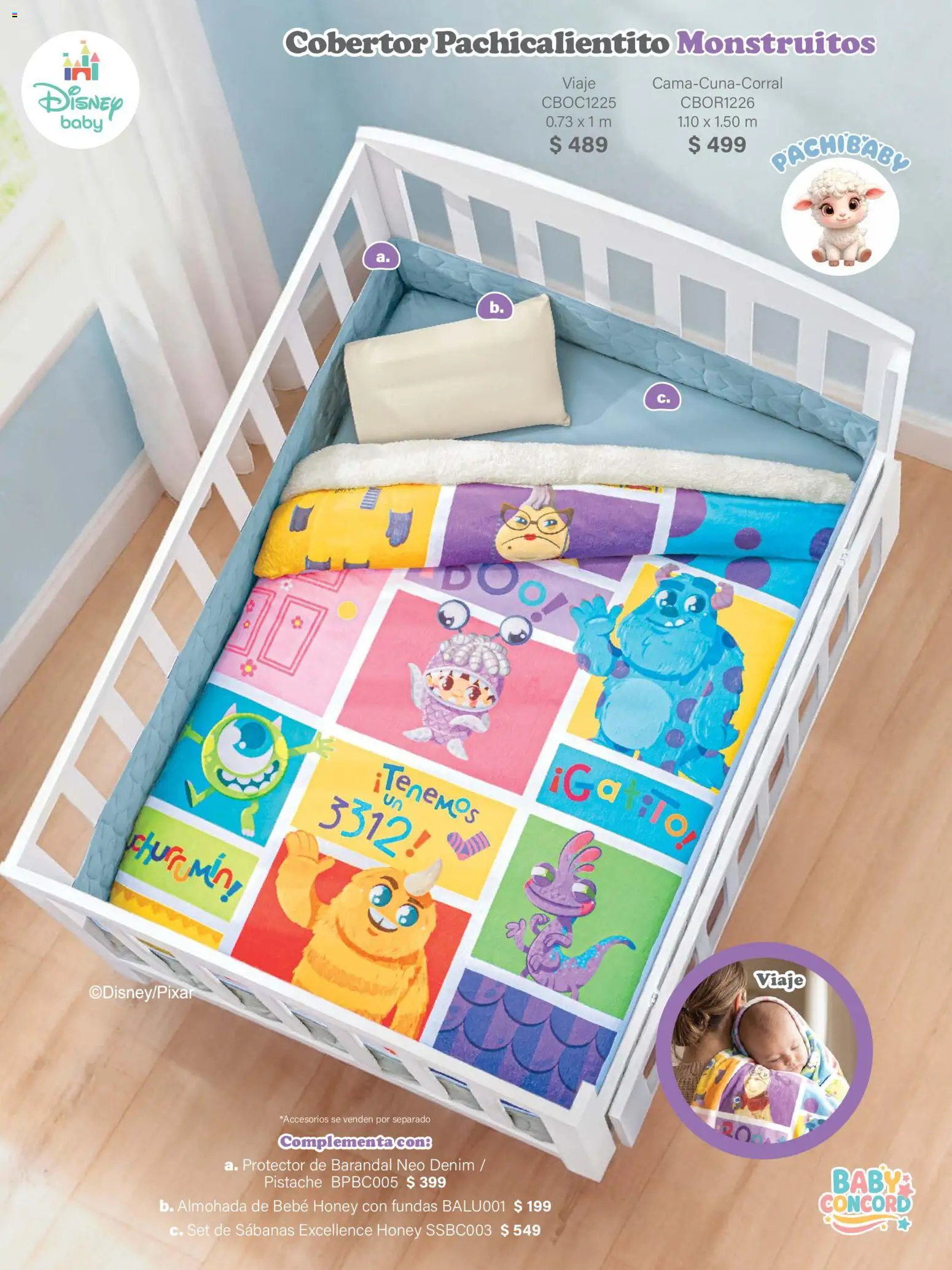 Nuevas ofertas de Colchas Concord válidas en toda la República Mexicana desde el 01/02/2026. ¡Encuentra las mejores ofertas en Colchas Concord catálogo Baby! | Página: 31 | Productos: Cobertor, Almohada, Sabanas