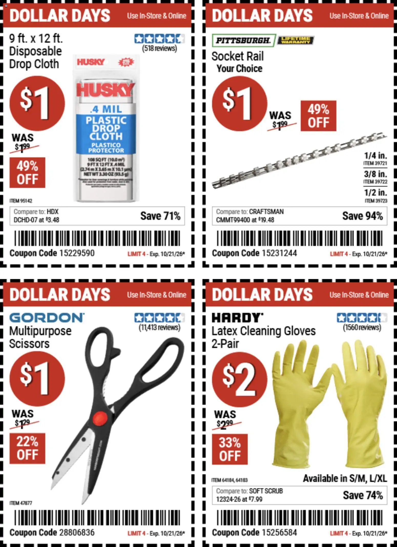 Harbor Freight Dollar Days - valid from 10/08/2026 | Page: 6