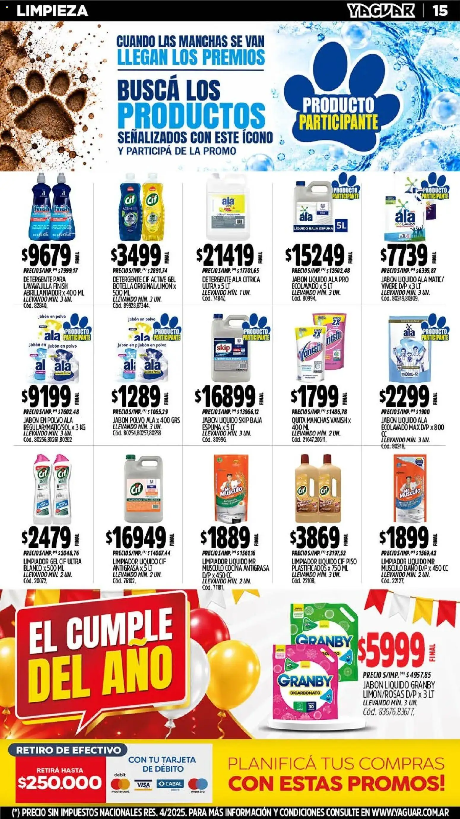 Yaguar - Oferta Semanal Parque Chacabuco │ válido desde el 26/10/2026 | Página: 17