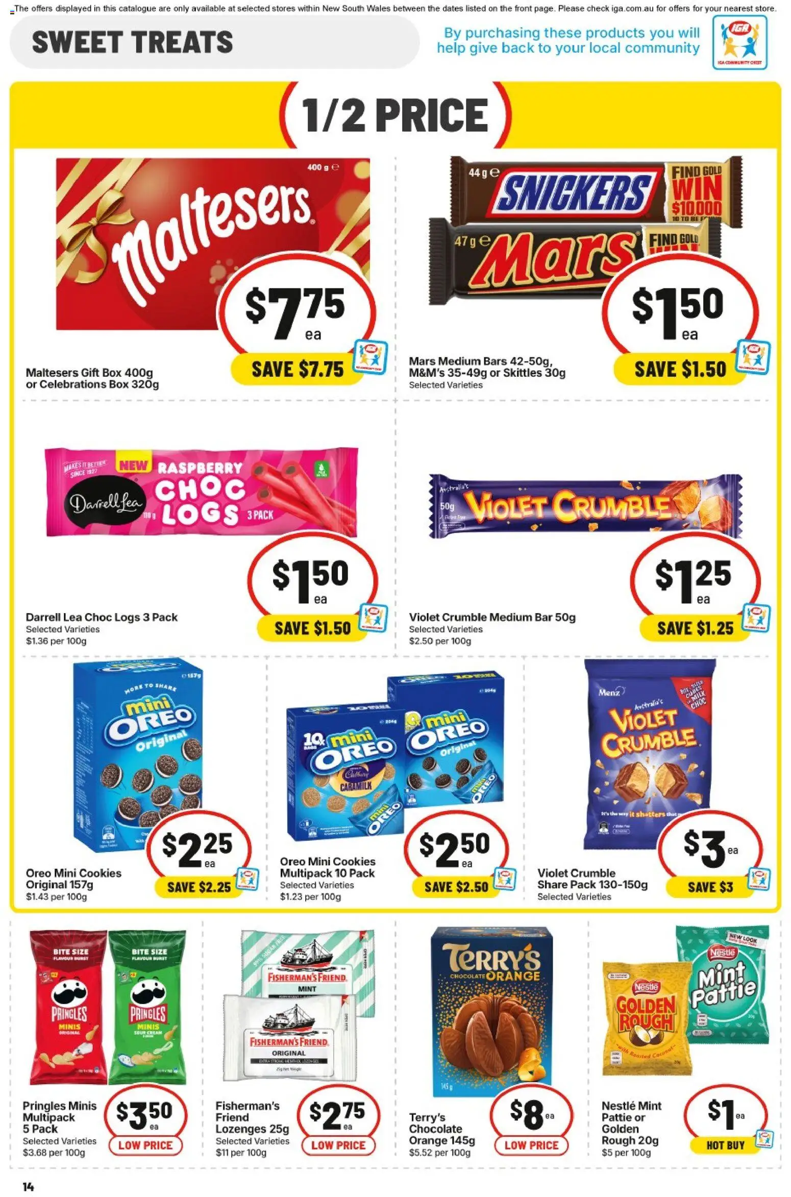 IGA catalogue - valid from 03.06.2026 | Page: 14 | Products: Box, Chocolate, Sour cream, Cream