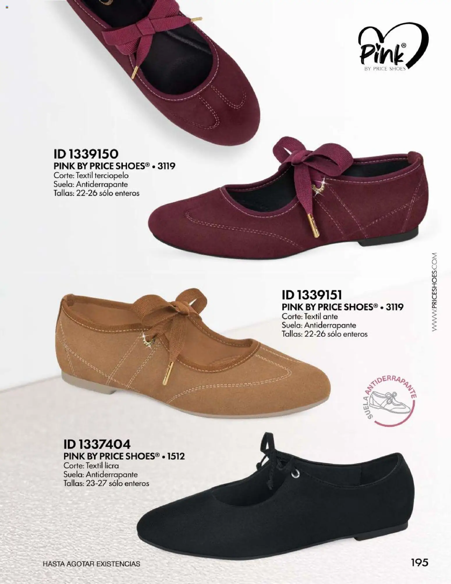 Nuevas ofertas de Price Shoes válidas en toda la República Mexicana desde el 28/08/2026. ¡Encuentra las mejores ofertas en Price Shoes catálogo Vestir Casual! | Página: 195