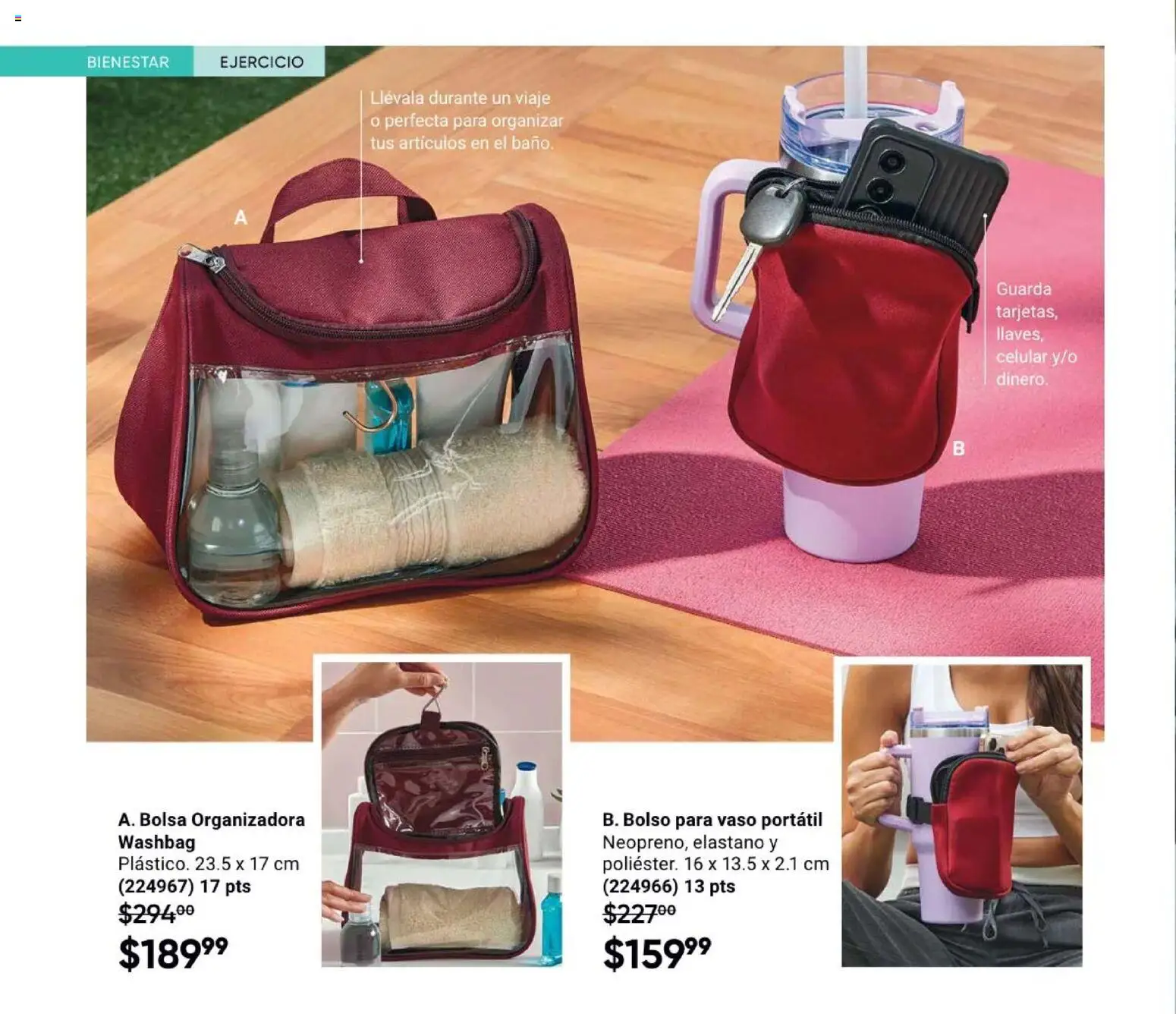 Nuevas ofertas de AVON válidas en toda la República Mexicana desde el 21/08/2026. ¡Encuentra las mejores ofertas en AVON Casa & Estilo 13 2026! | Página: 132 | Productos: Bolsa, Bolso