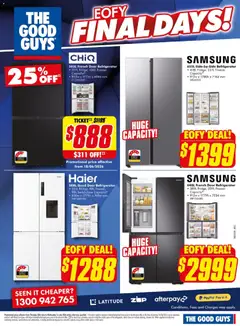 Preview of The Good Guys catalogue EOFY - valid from 25/06/2026 | Page: 12 | Products: Table, Door, Freezer, Refrigerator