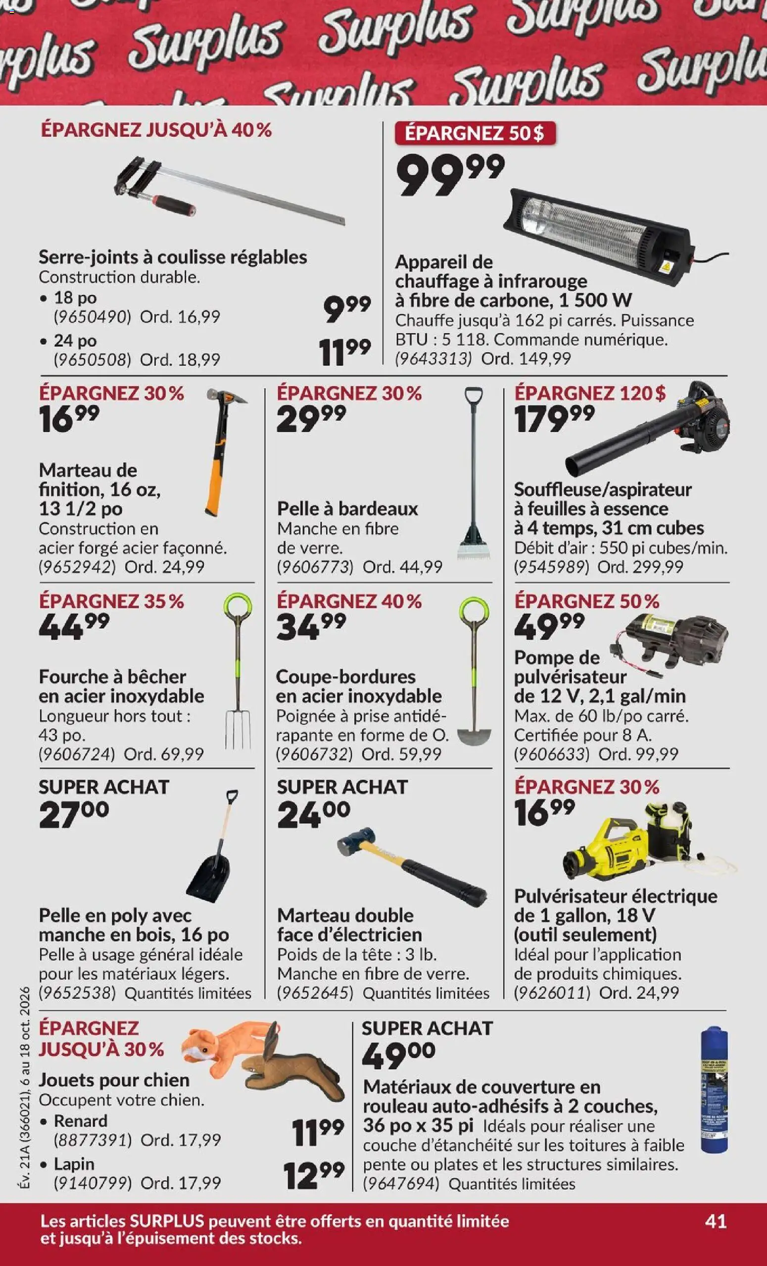 Princess Auto flyer valid from Oct 6, 2026 | Page: 46