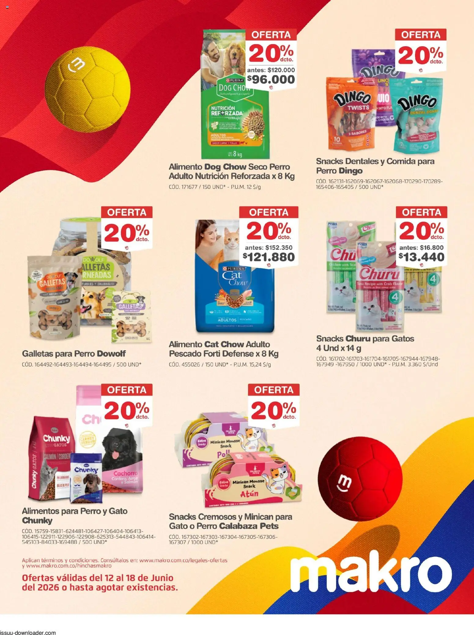 Makro revista - valida desde el 12.06.2026 | Página: 42 | Productos: Pescado, Pollo, Galletas, Mousse