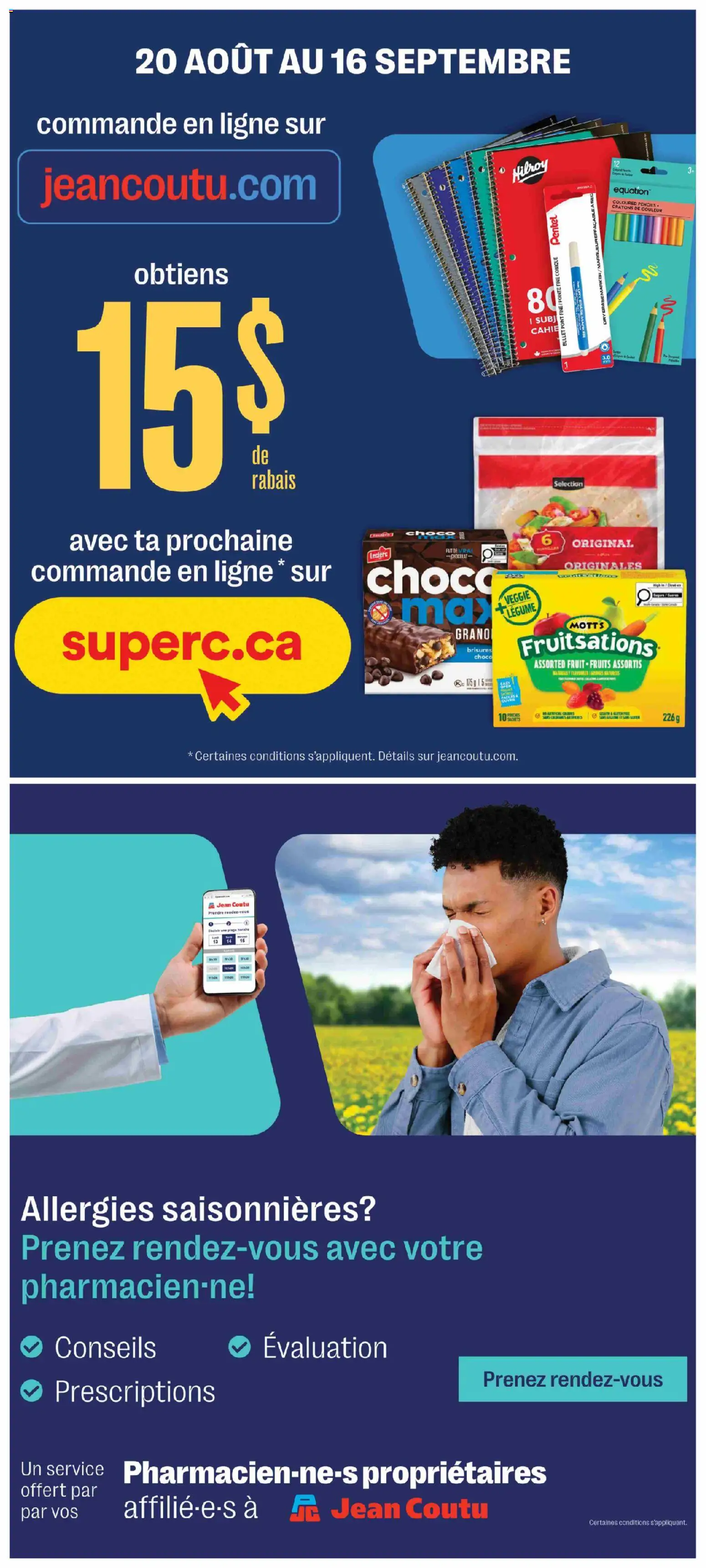 Jean Coutu flyer valid from Sep 10, 2026 | Page: 11 | Products: Fruit