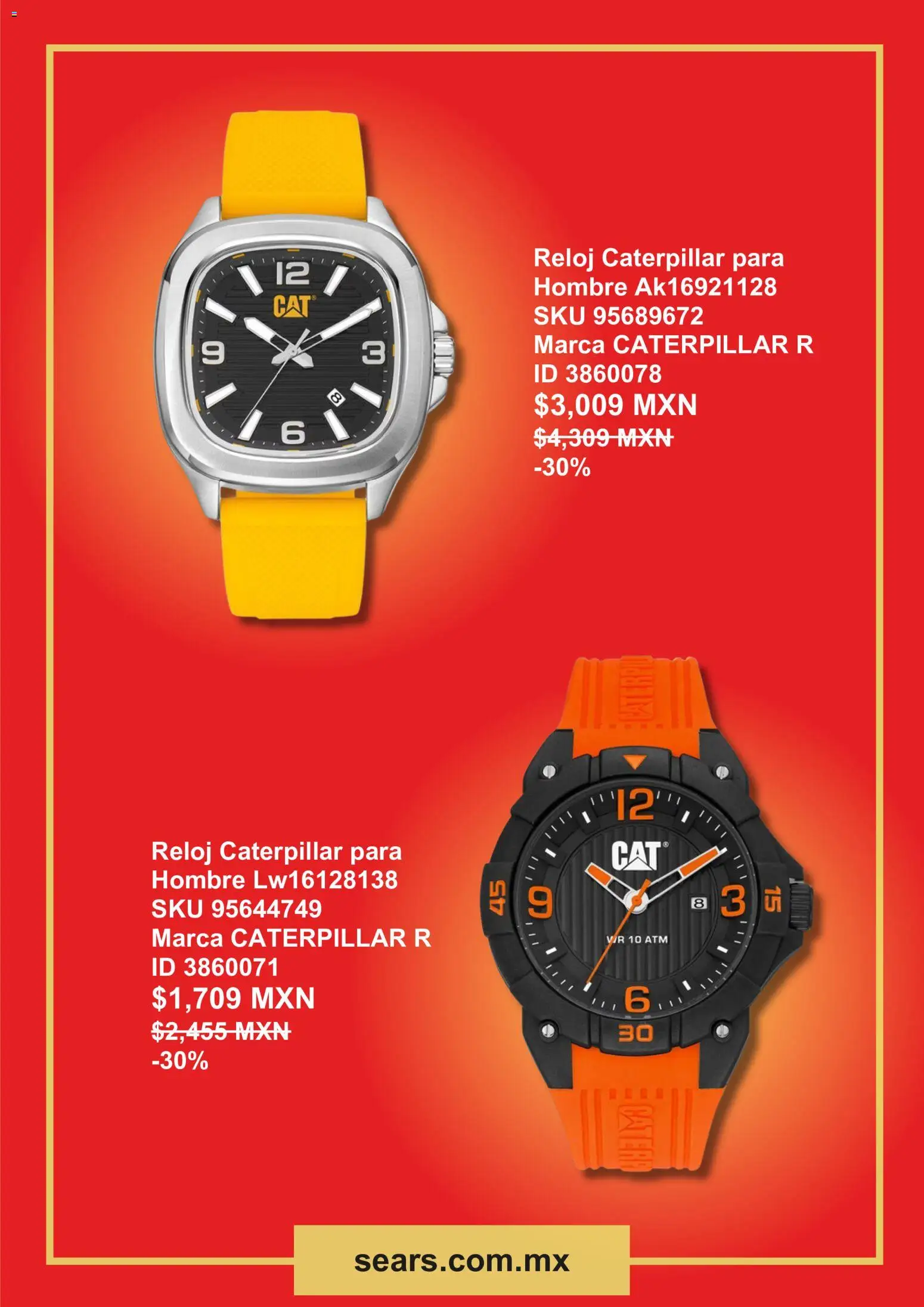Nuevas ofertas de Sears válidas en toda la República Mexicana desde el 01.06.2026. ¡Encuentra las mejores ofertas en Sears promociones! | Página: 3 | Productos: Reloj