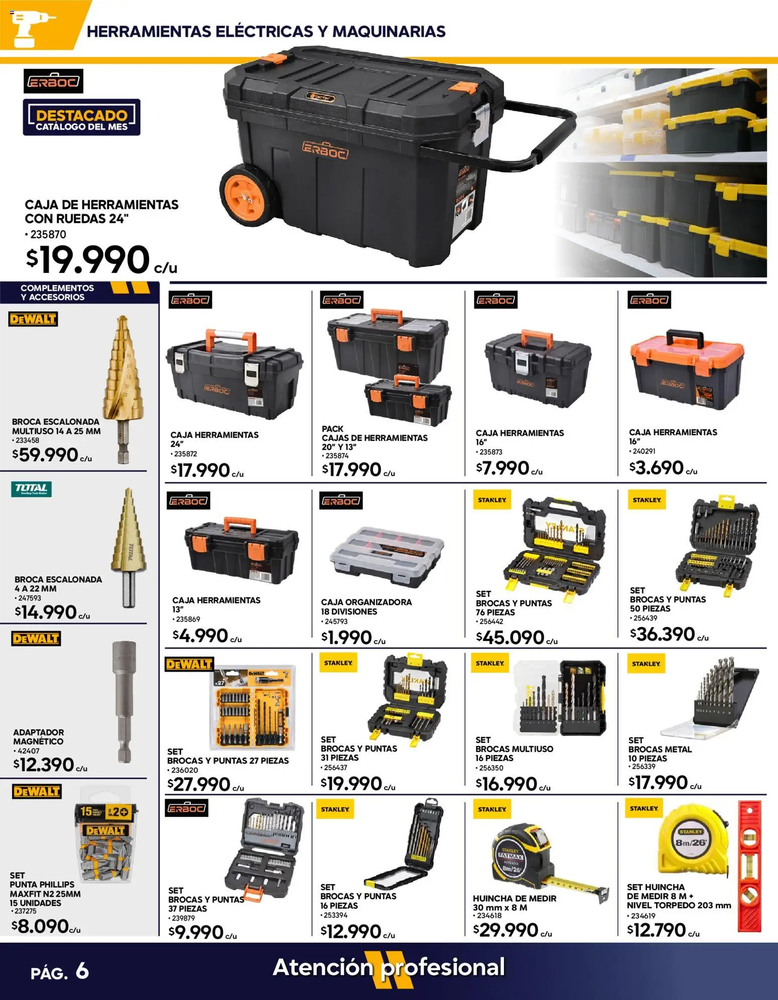 Construmart Ofertas │ válido desde el 01.06.2026 | Página: 6 | Productos: Adaptador, Caja, Caja de herramientas