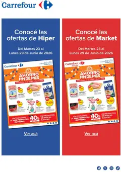 Vista previa Carrefour ofertas válido desde el 23/06/2026