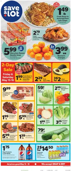 Preview of Save a Lot weekly ads valid from 13.05.2026