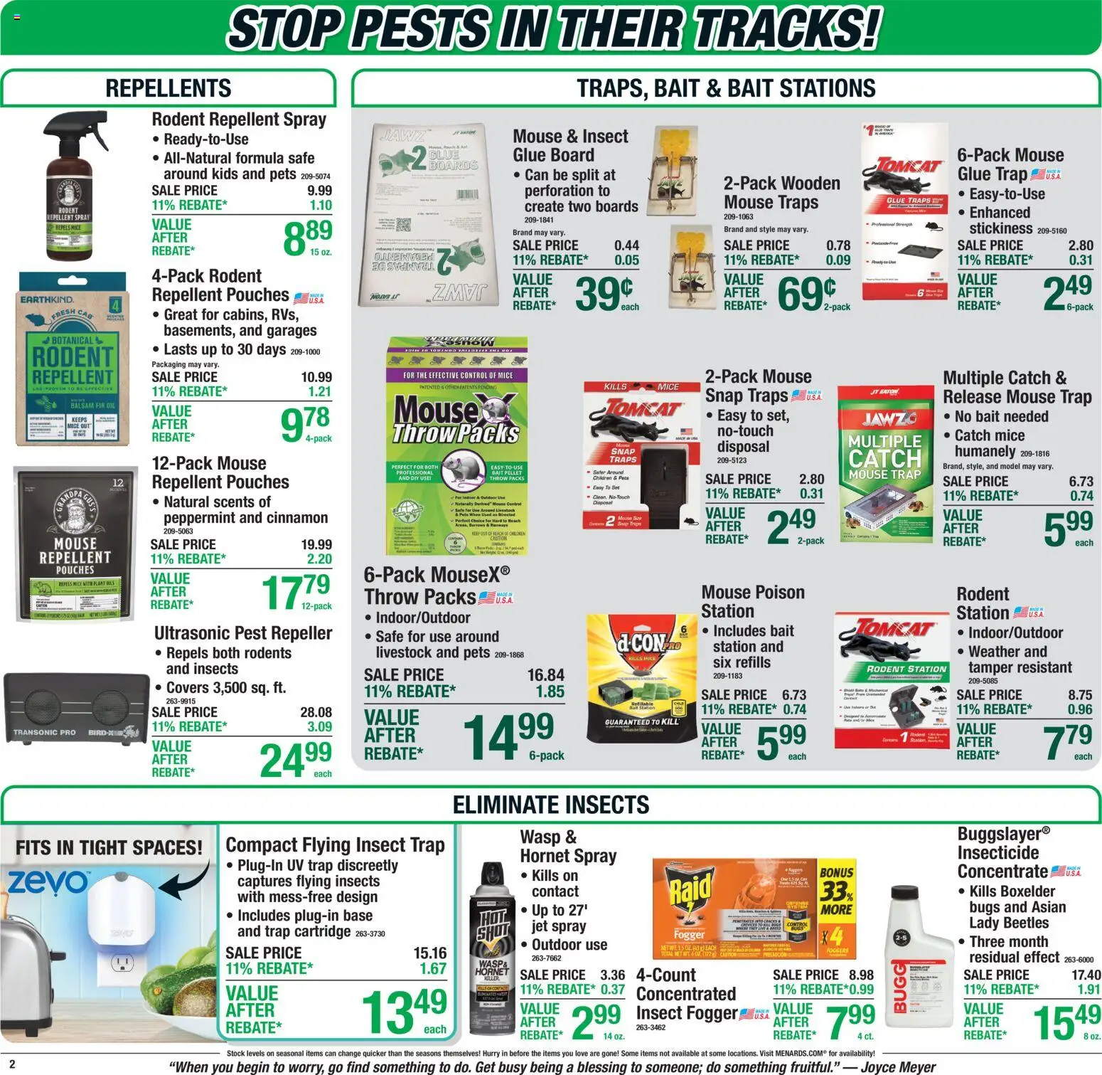 Menards Weekly Ad - valid from 09/17/2026 | Page: 3 | Products: Tamper, Table, Oil, Mouse